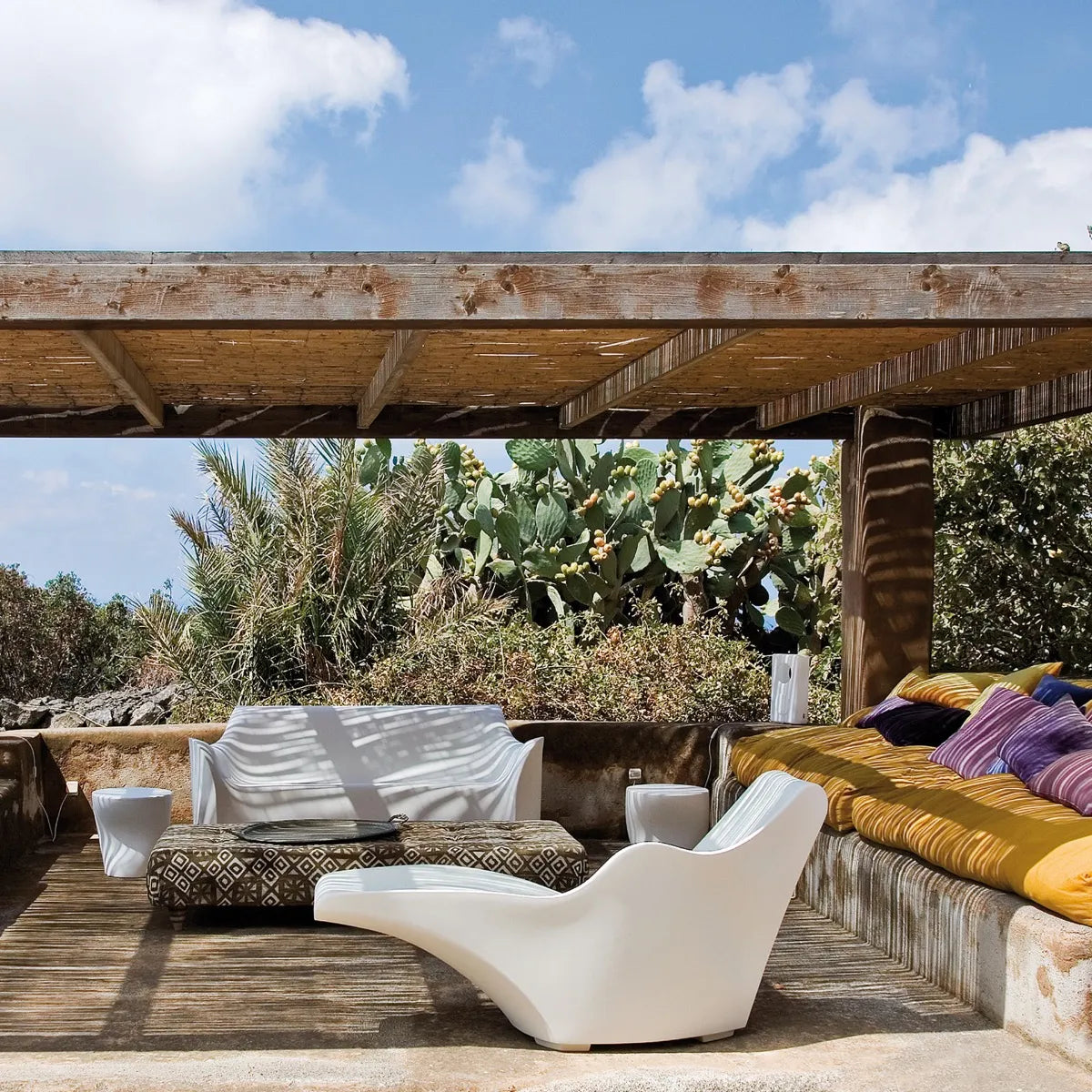 Leżanka TOKYO POP biały