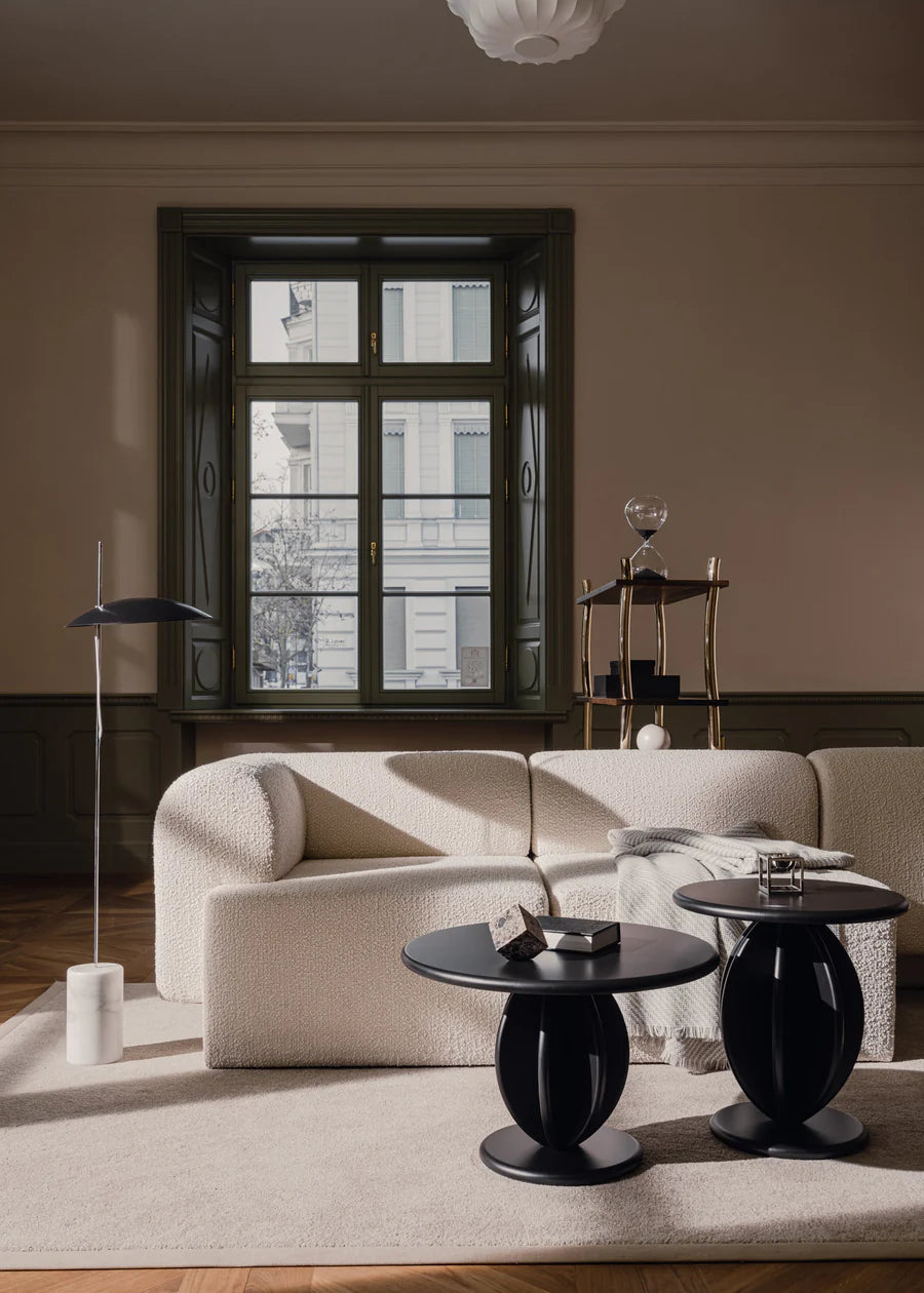 TORI modular sofa - rust pouf