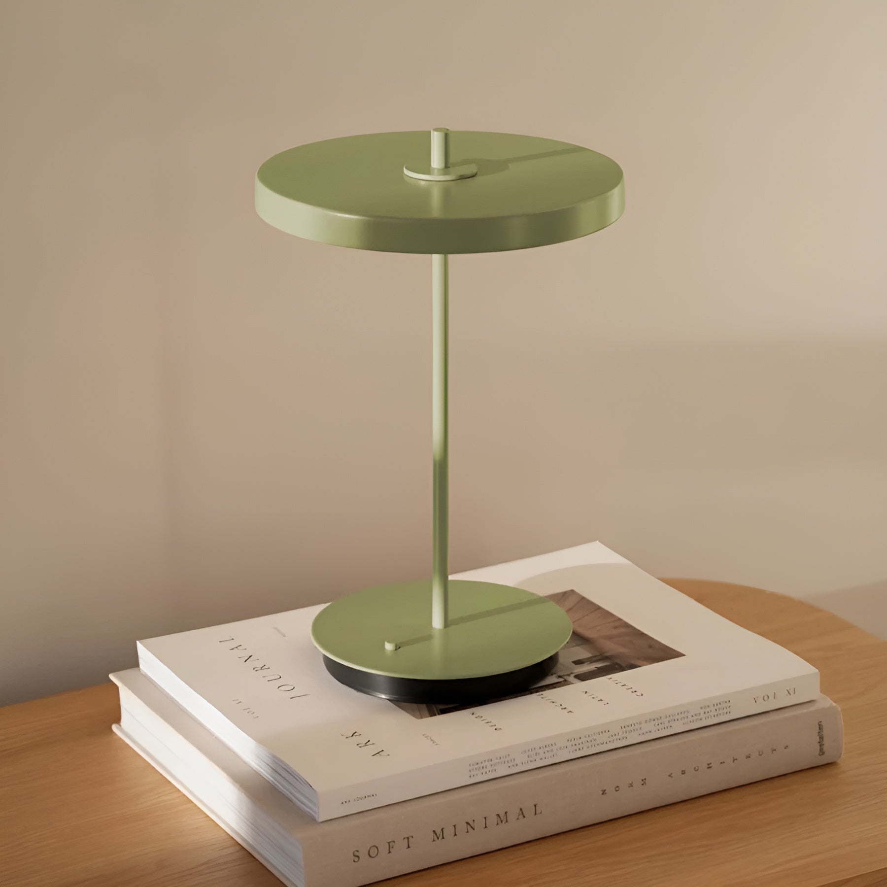 Portable lamp ASTERIA MOVE MONOCHROME green