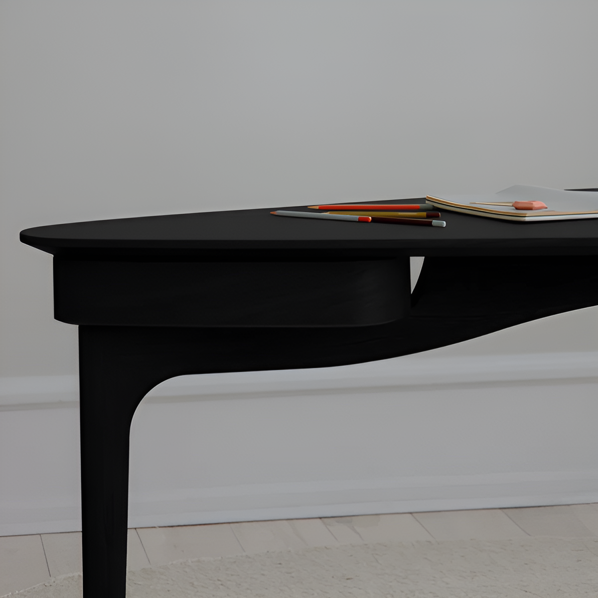 DUENDE desk black oak