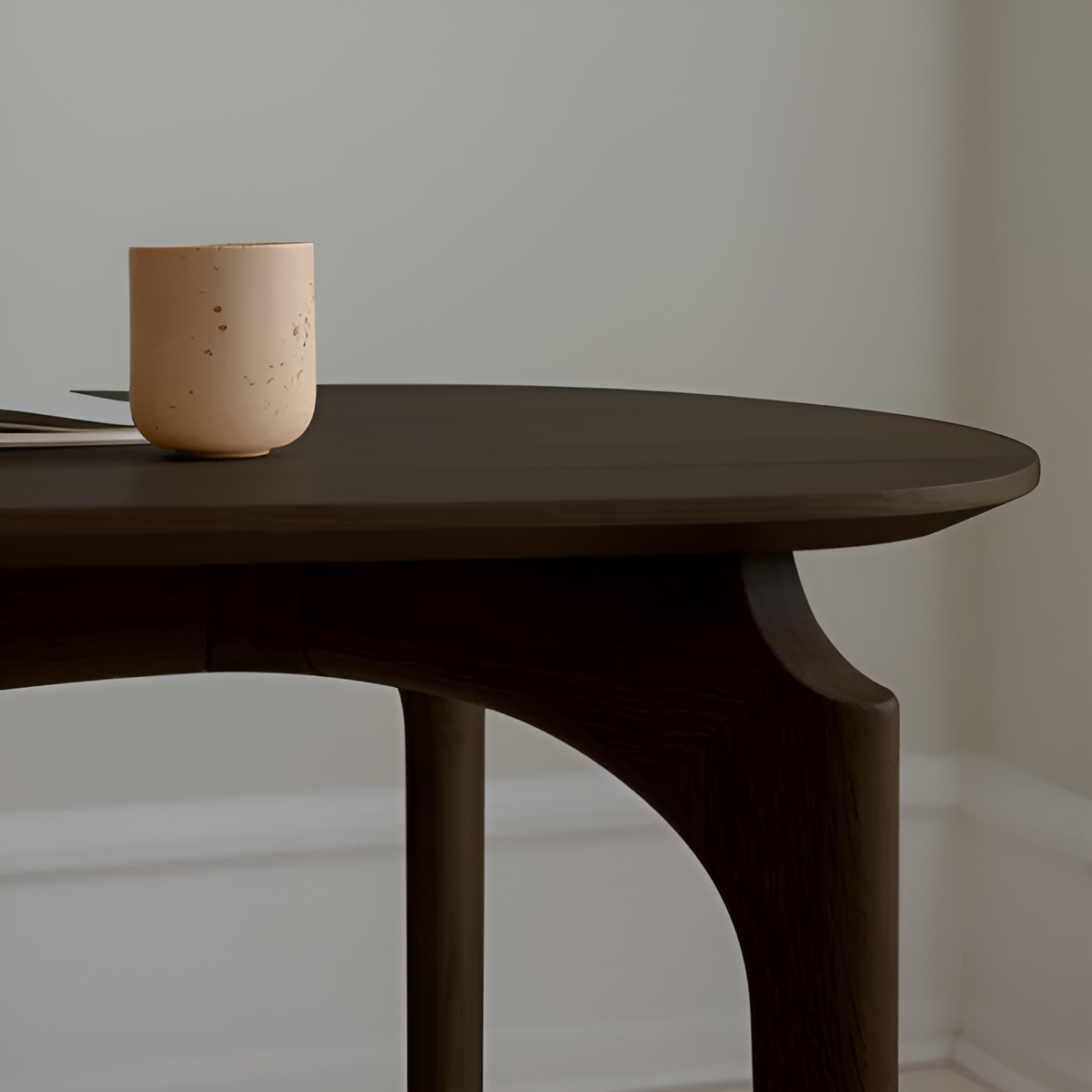 DUENDE desk dark oak