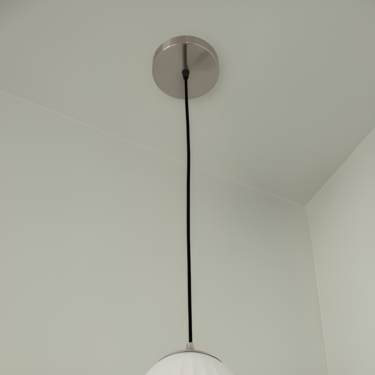 Hanglampbevestiging ROSETTE zilver