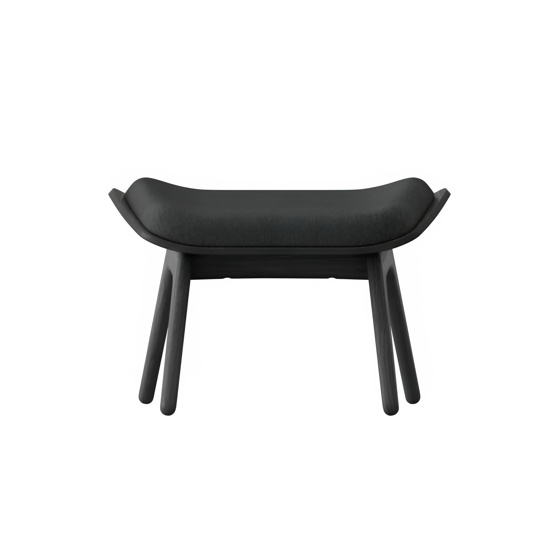 Fußstütze READER anthrazit mit schwarzem Sockel