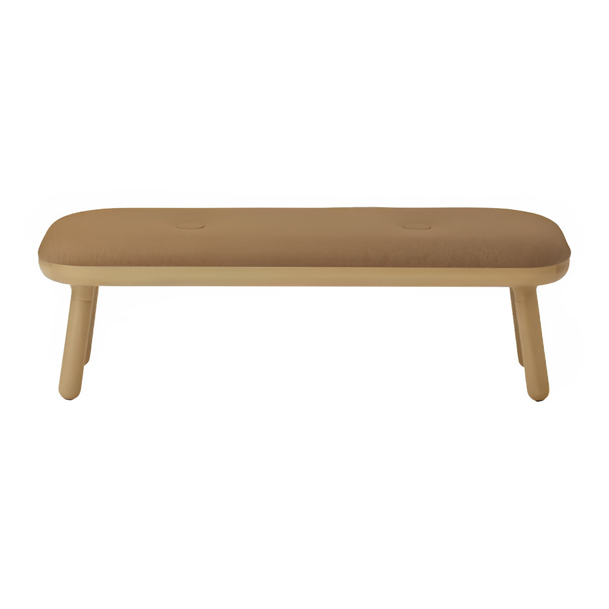 PAFF Bank in Karamell mit Eichenbasis