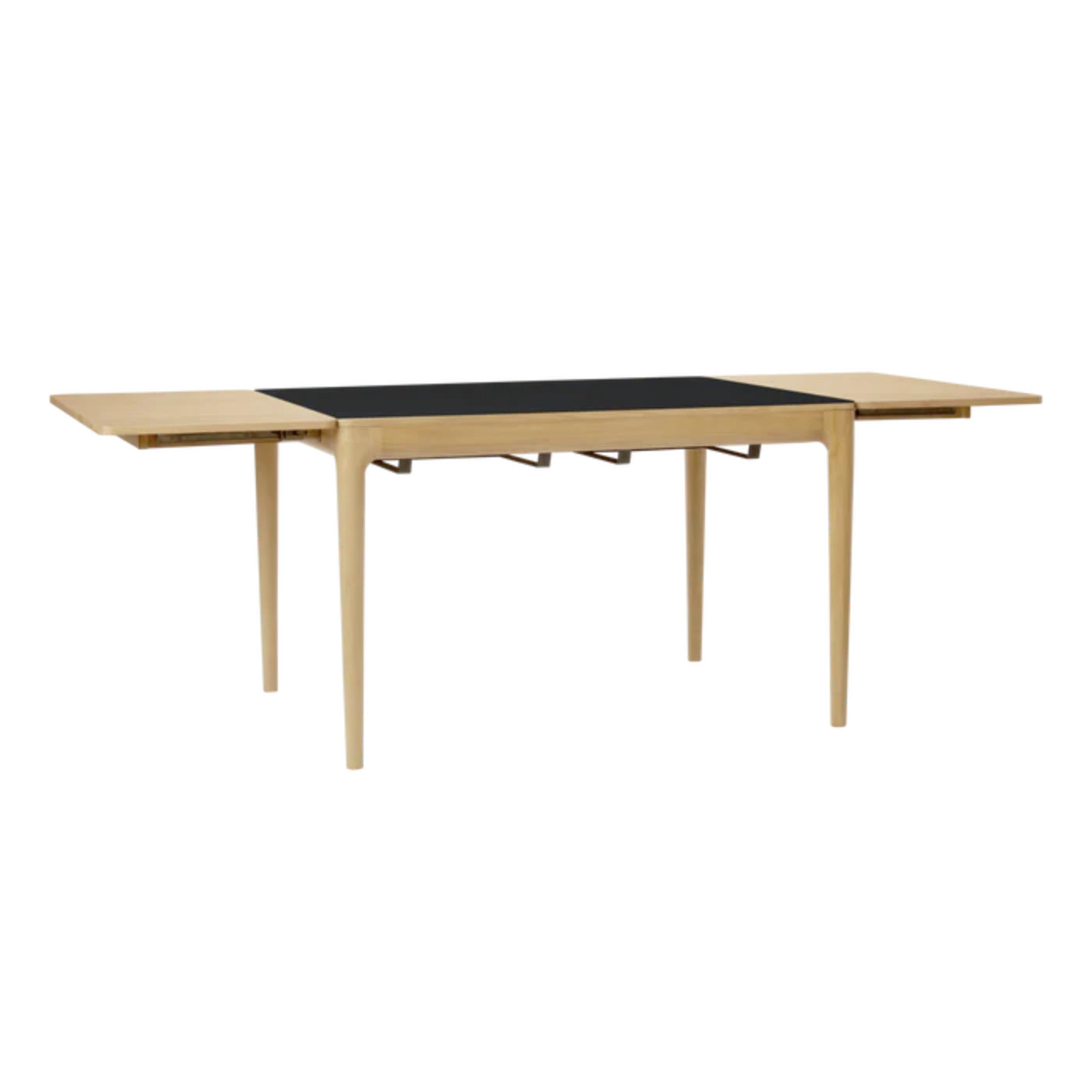 HEART'N'SOUL black extendable table with oak base