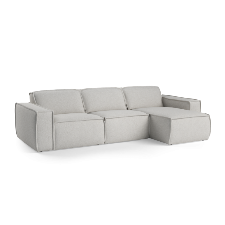 Modularer 3,5-sitziger rechter LUMO Polstersofa