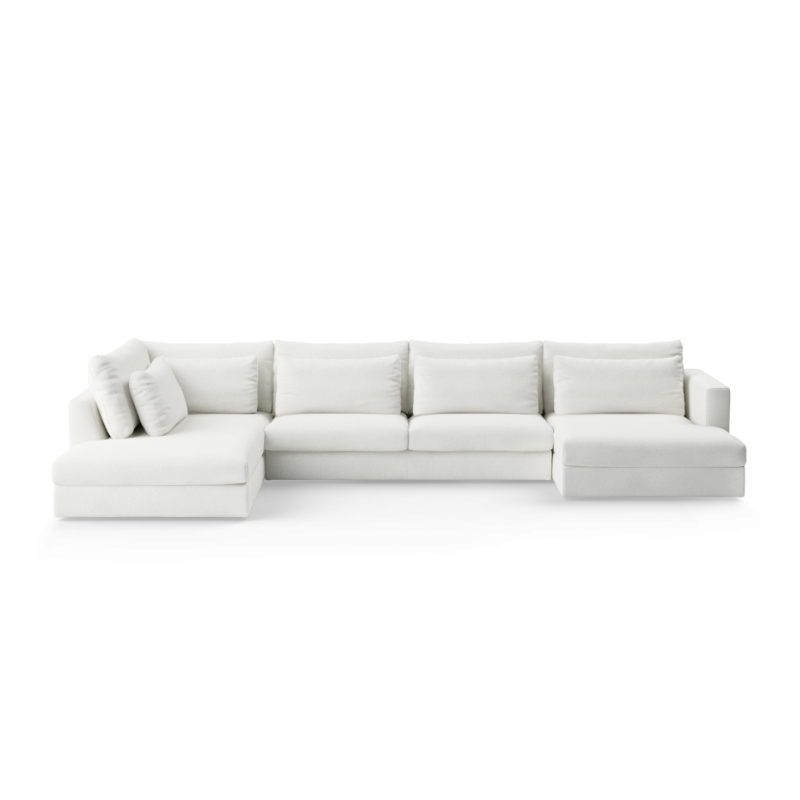 Modularer 6-Sitzer Links-Narożn sofa NUVIA gepolstert