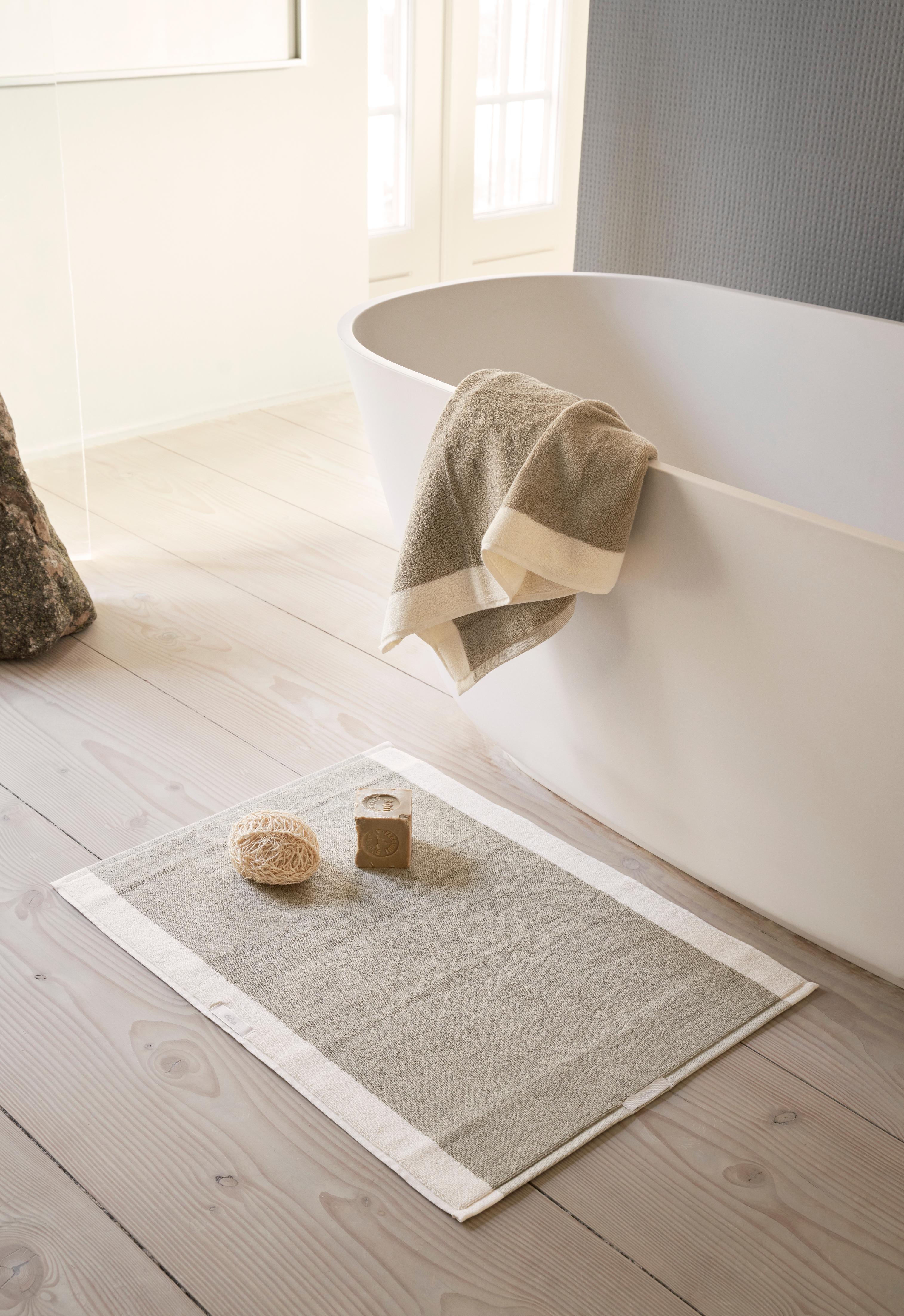 Badezimmermatte VIPP khaki Baumwolle