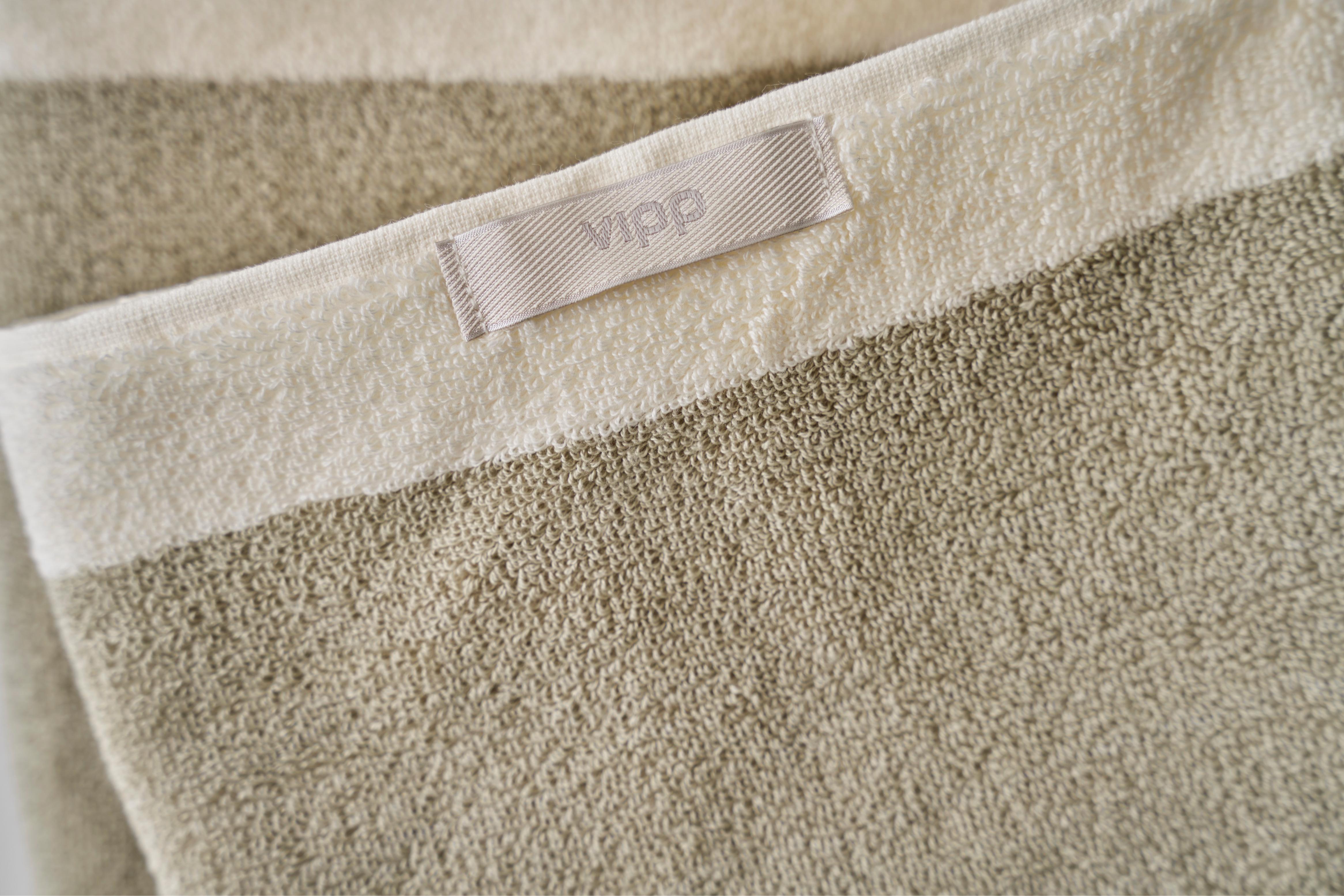 Badezimmermatte VIPP khaki Baumwolle