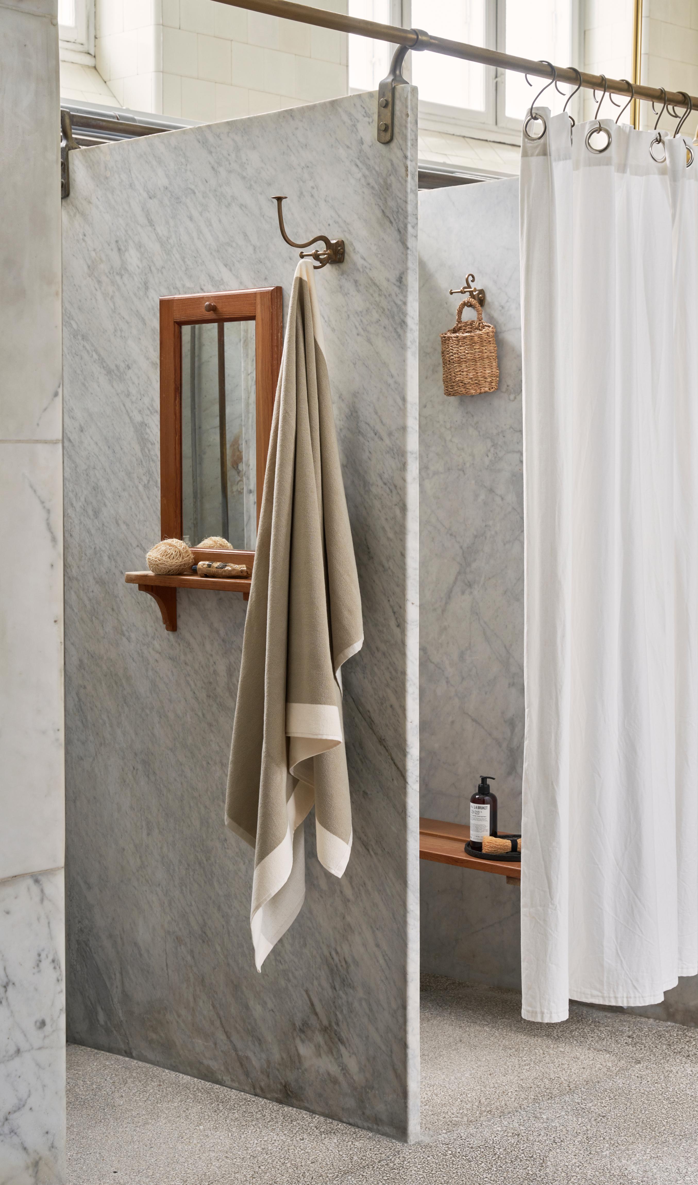 VIPP handdoek khaki katoen
