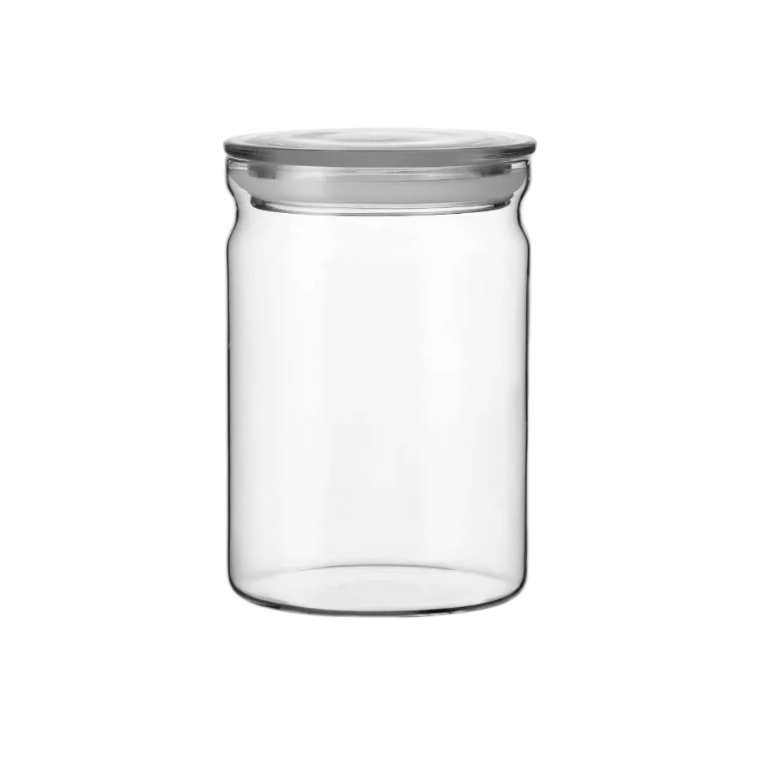 Glazen container met deksel VIPP transparant