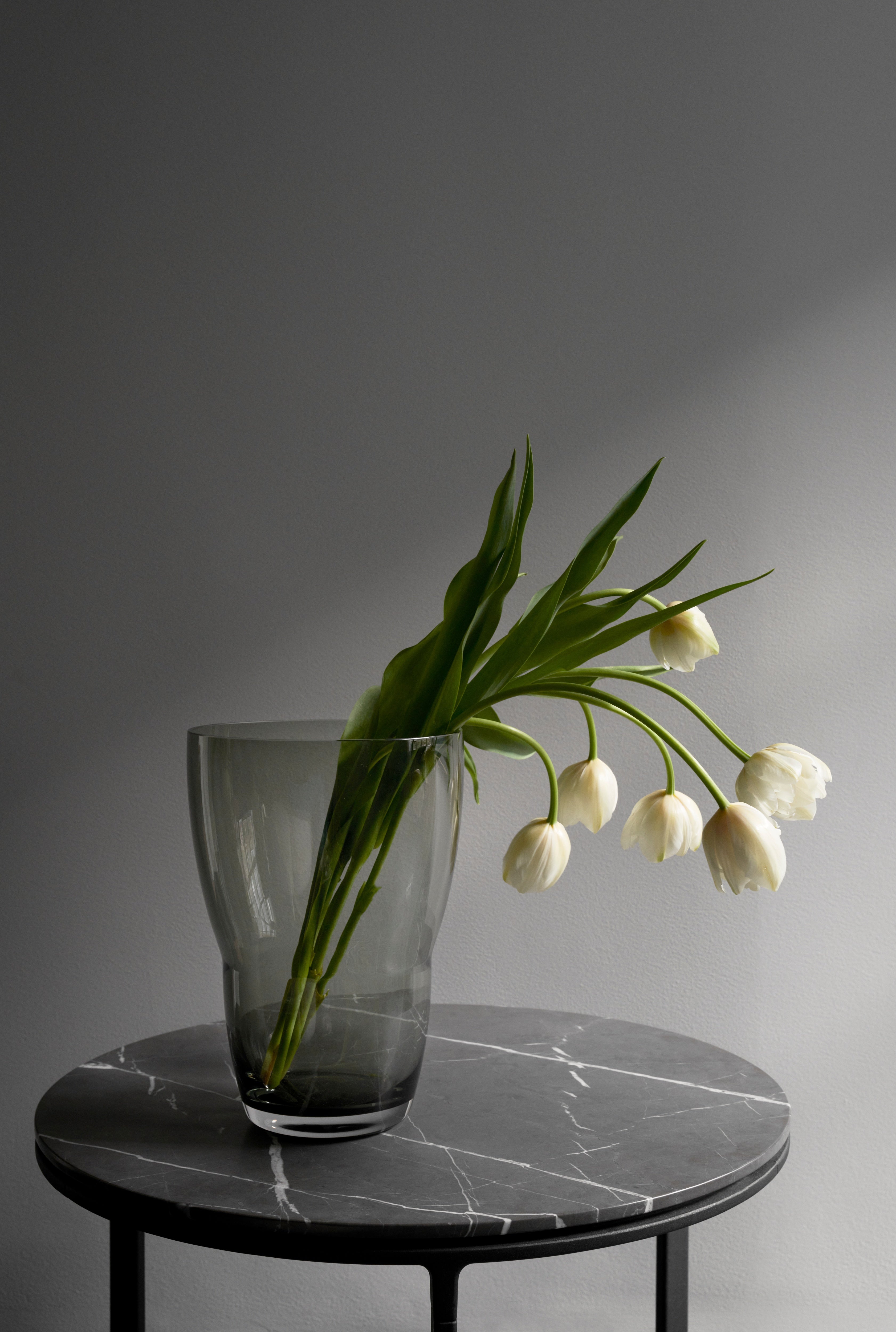 VIPP smoked glass vase