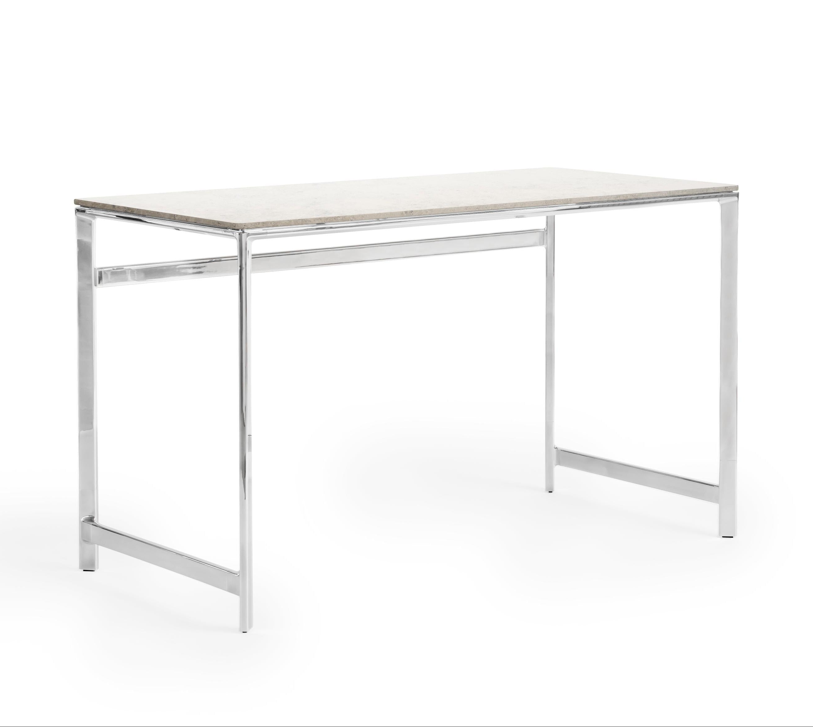 Schreibtisch STUDIO mit Marmorplatte [Antonina] [Amelia spr]