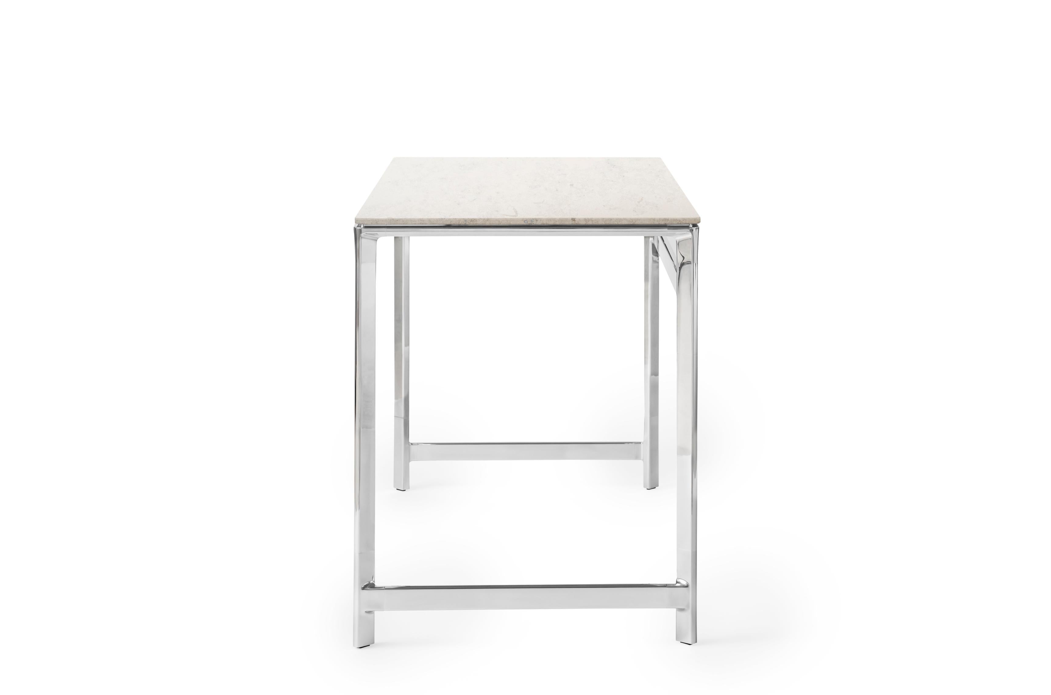 Schreibtisch STUDIO mit Marmorplatte [Antonina] [Amelia spr]