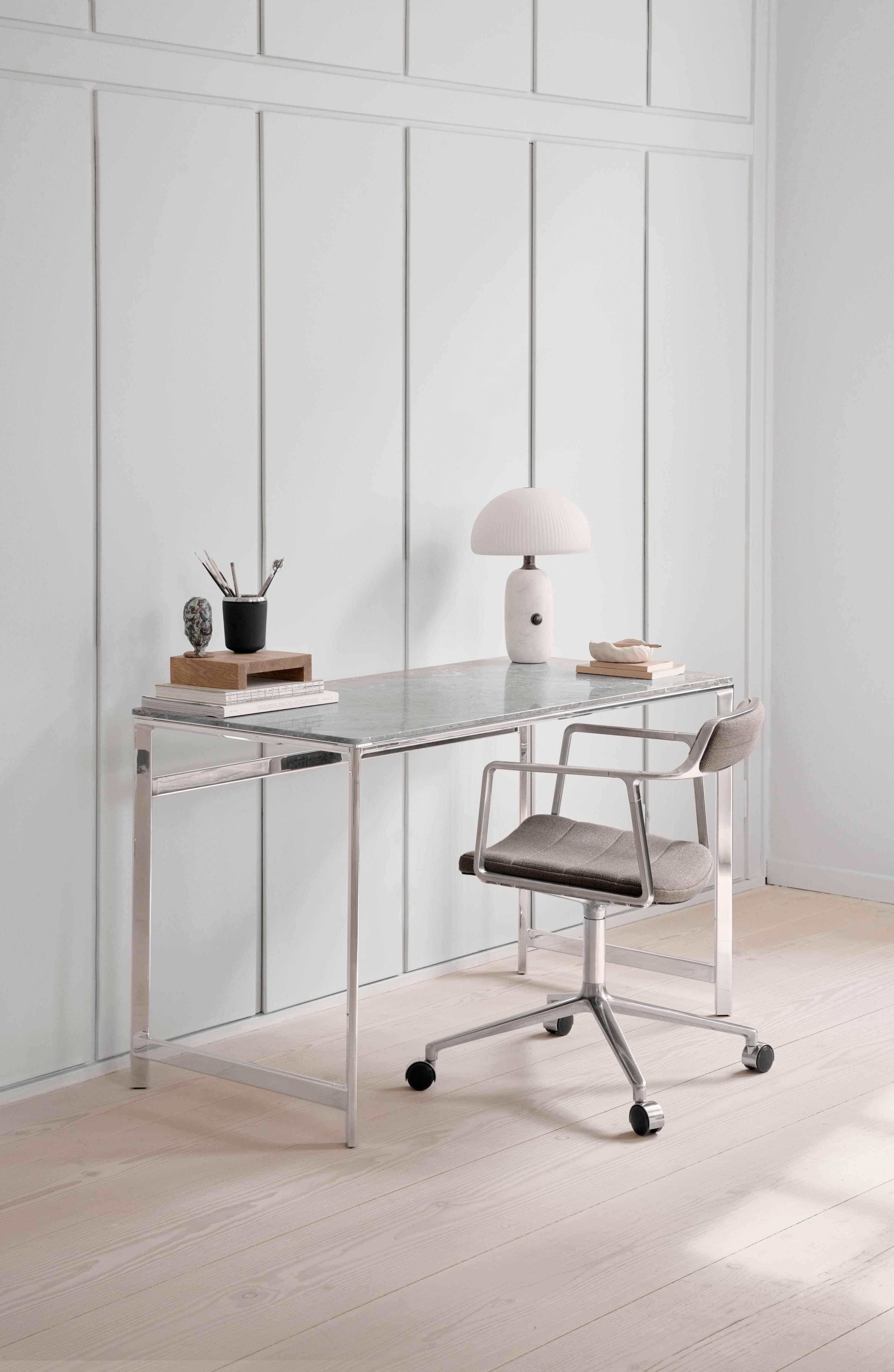 Schreibtisch STUDIO mit Marmorplatte [Antonina] [Amelia spr]