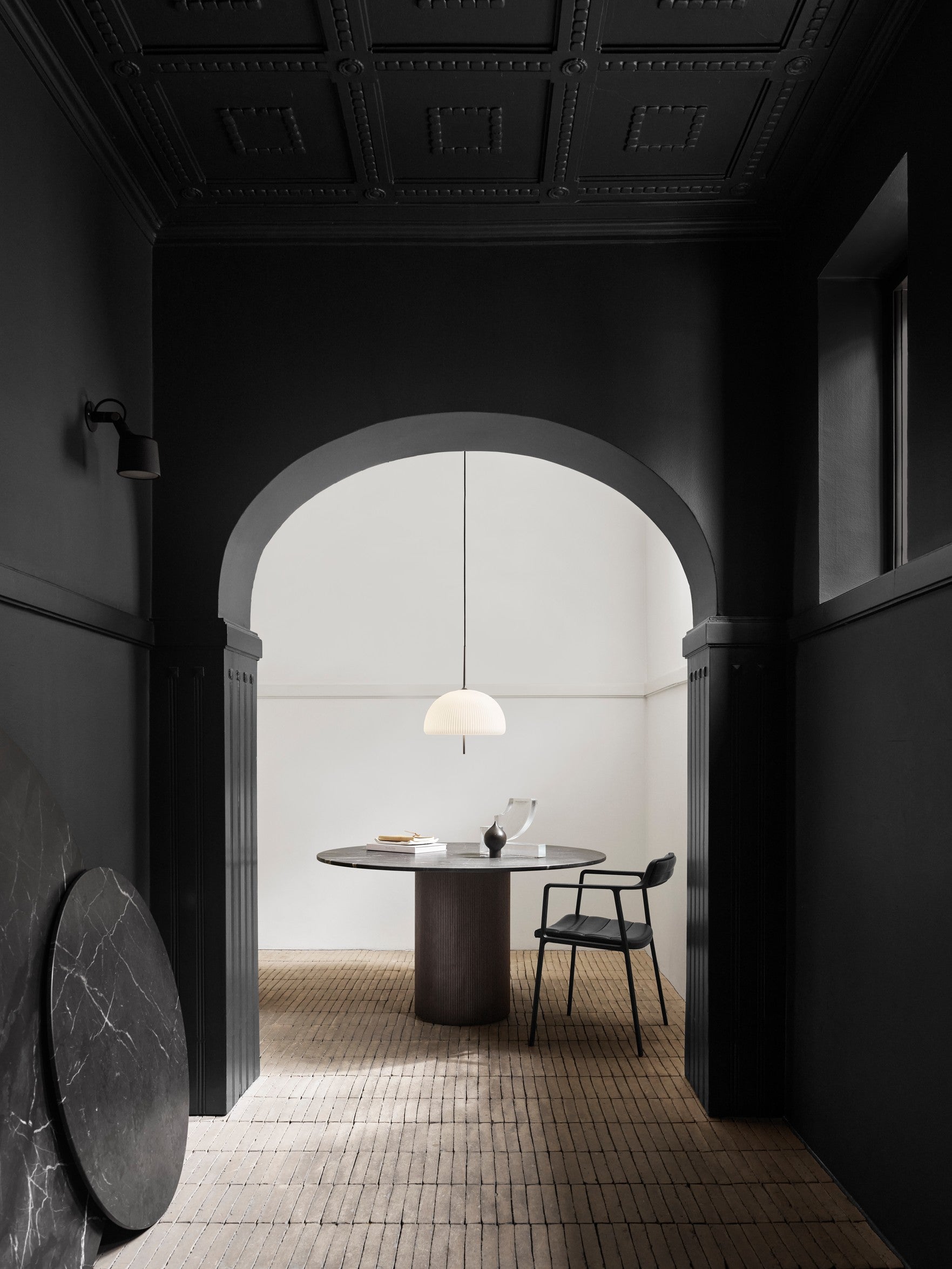Hanglamp SCULPTURE witte kap