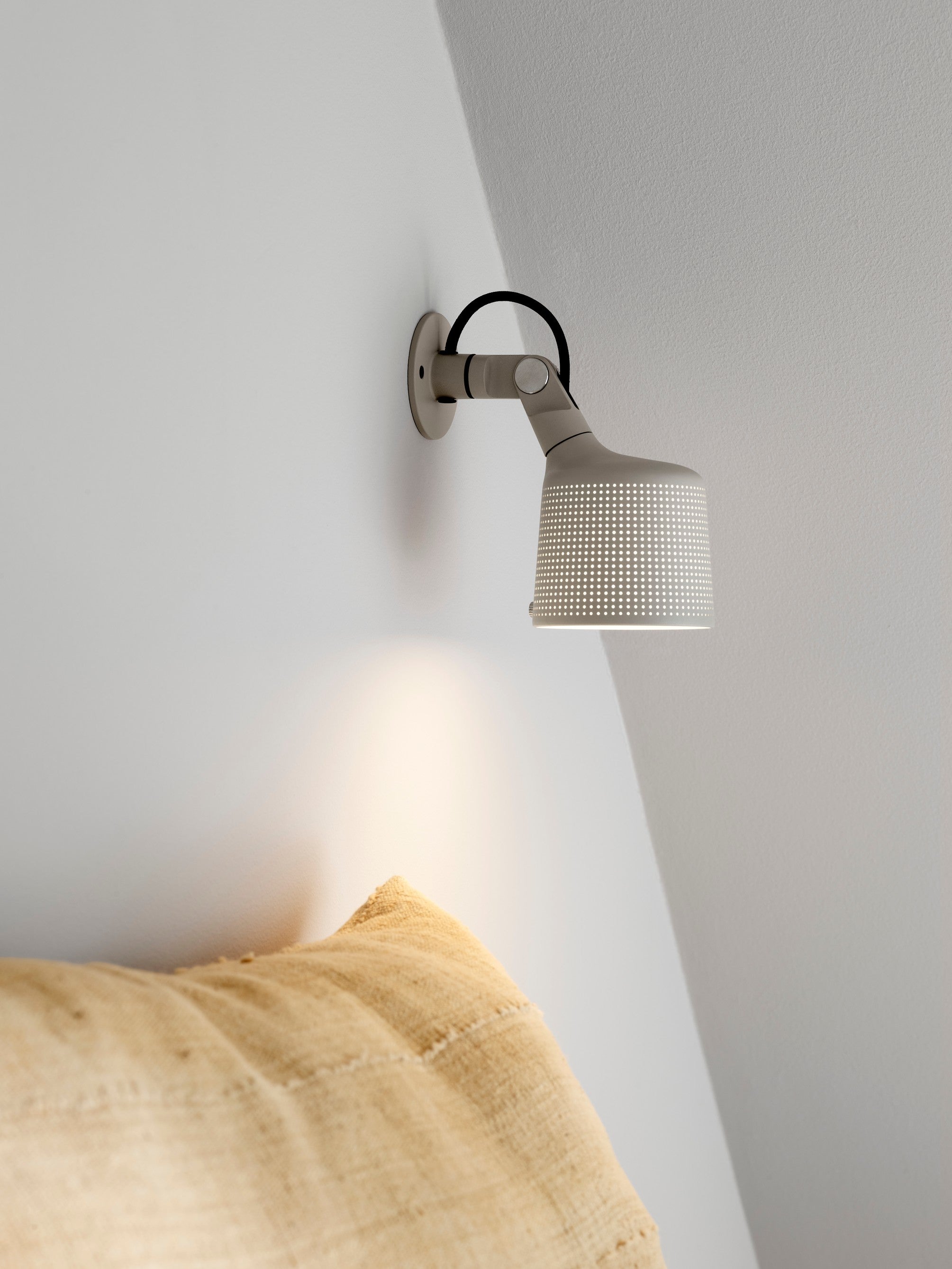 Wandlamp 524 grijs metaal