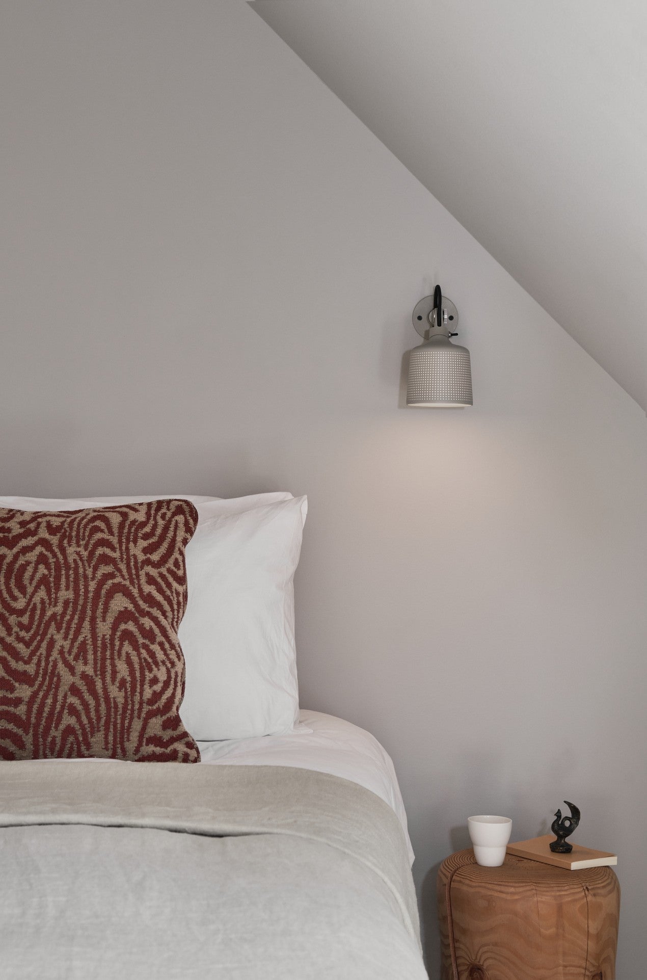 Wandlamp 524 grijs metaal