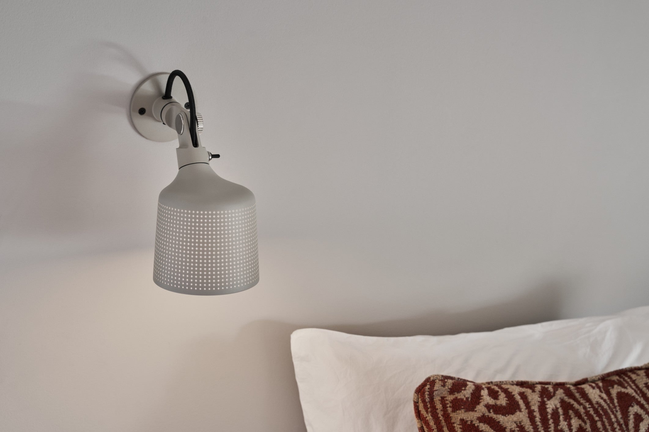 Wandlamp 524 grijs metaal