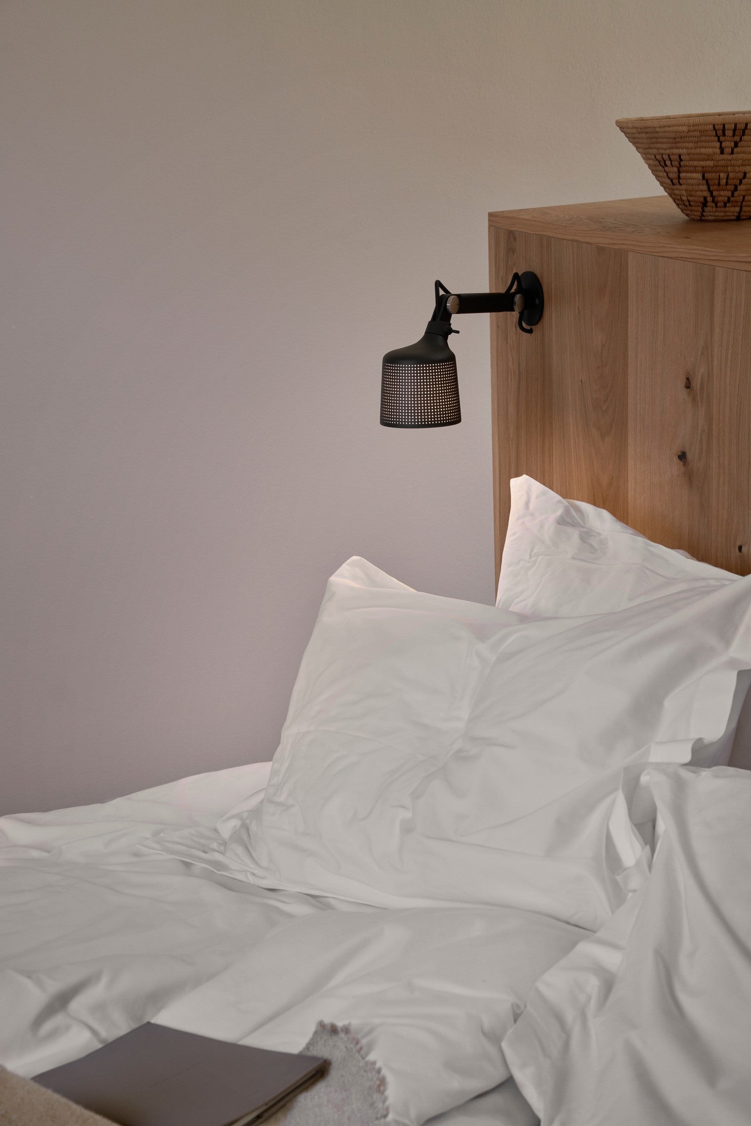 Wandlamp 524 zwart metaal