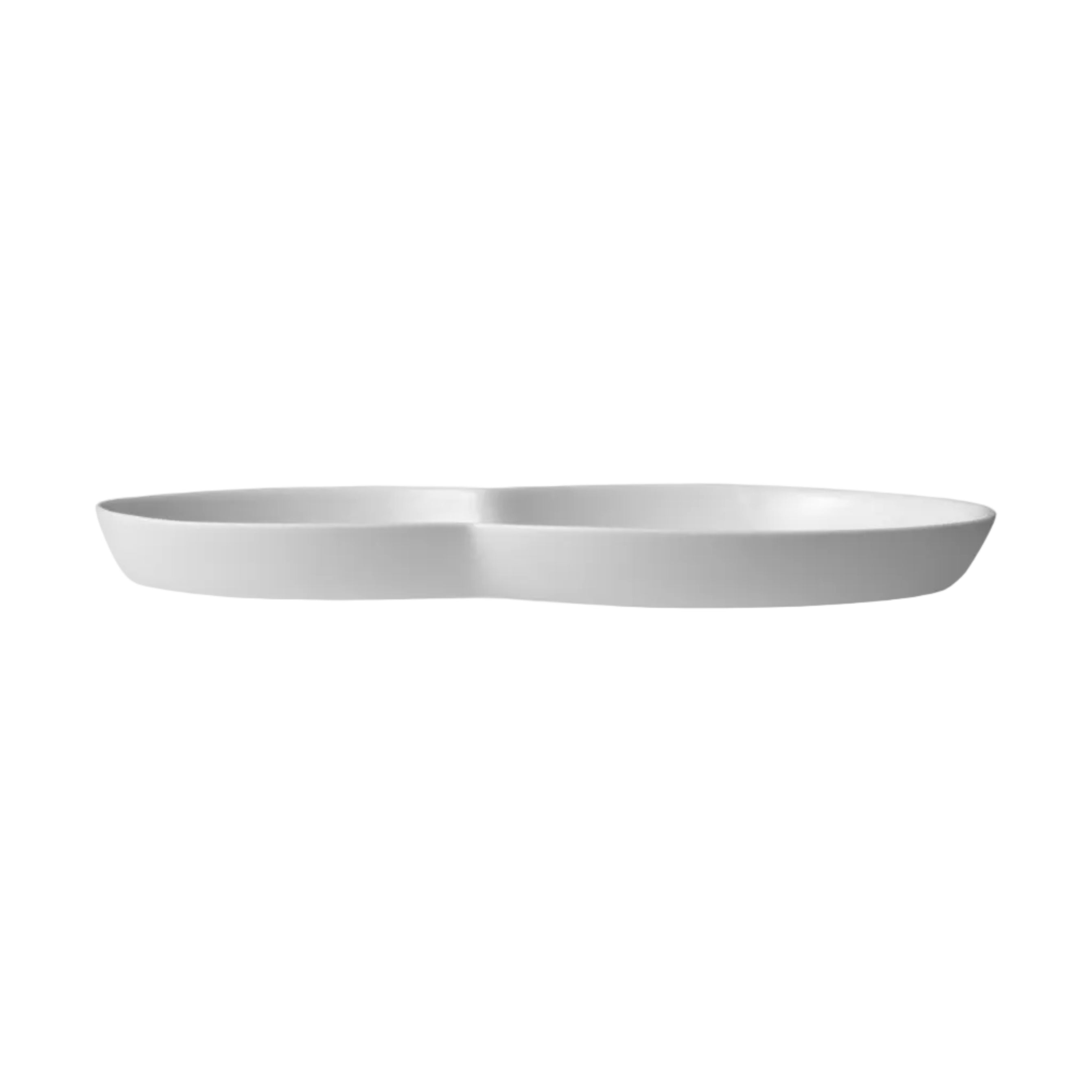 Set of two VIPP brunch plates white porcelain