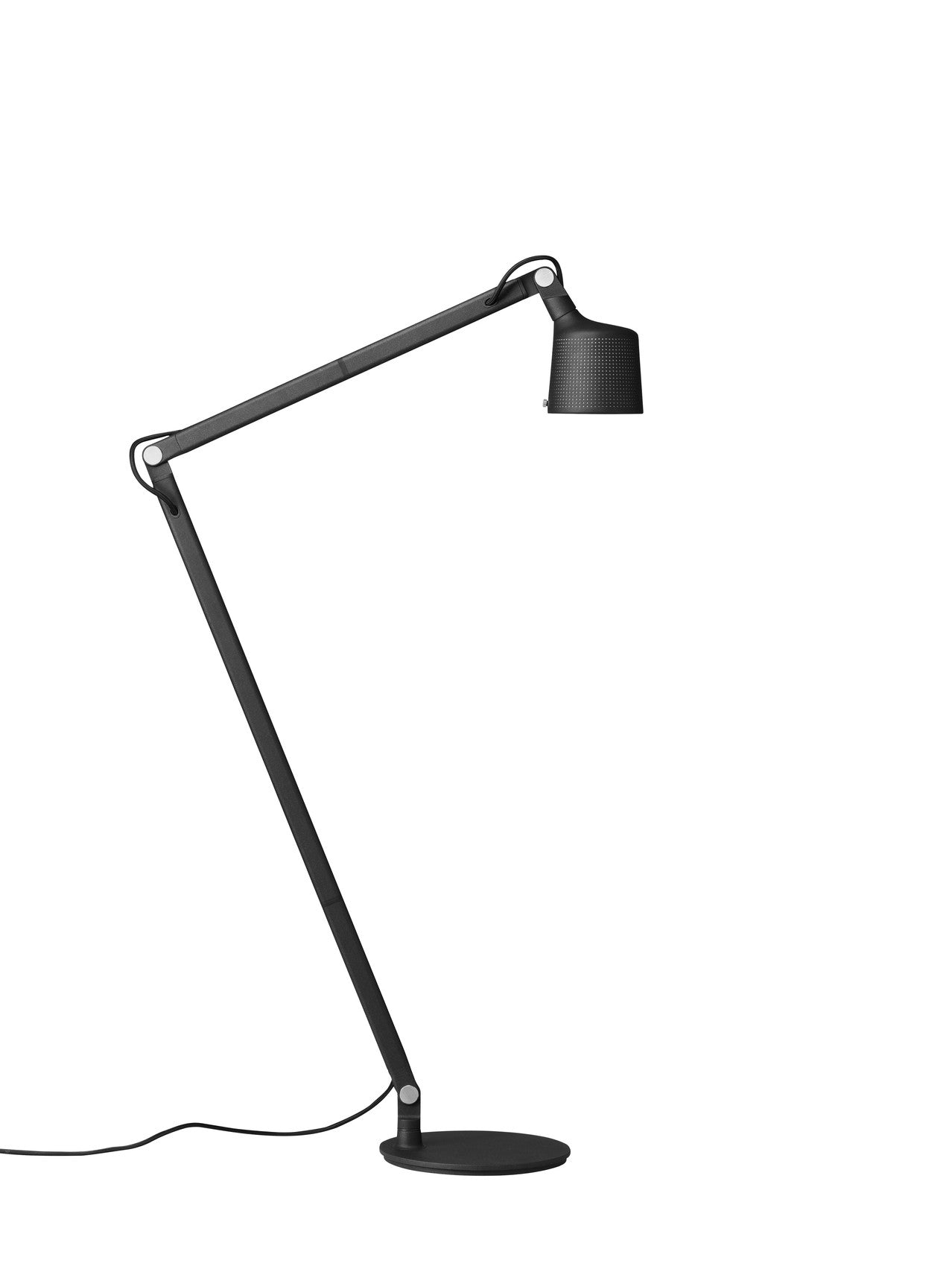 Vloerlamp 525 zwart metaal