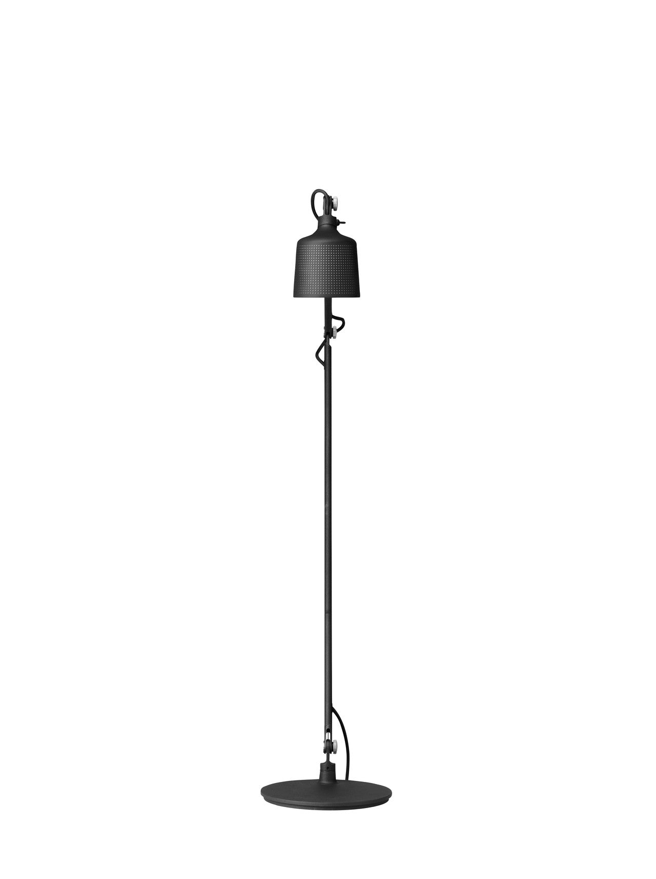 Vloerlamp 525 zwart metaal