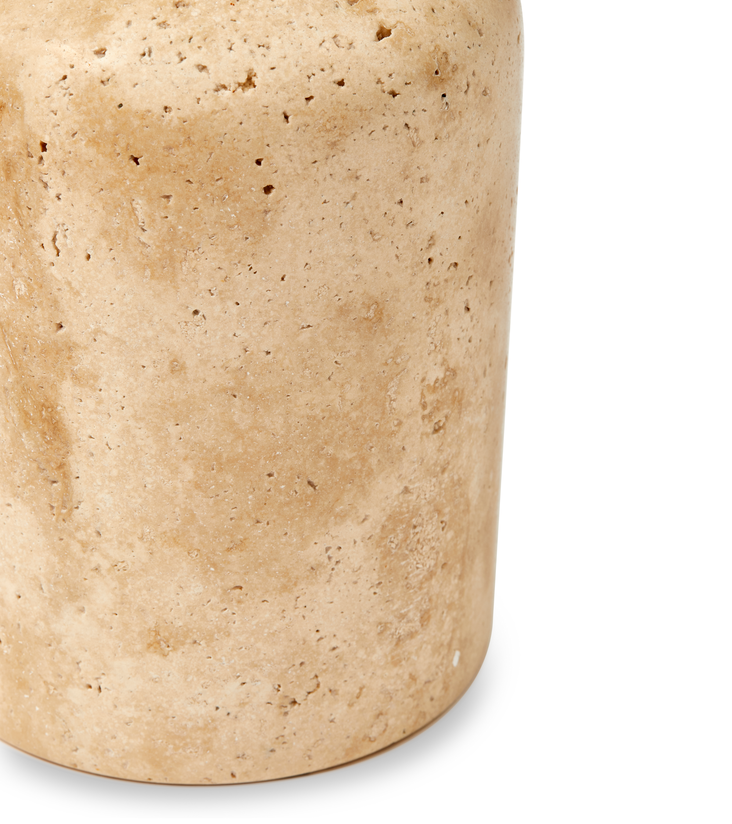 HERITAGE WHISKEY Kerzenständer beige Travertin