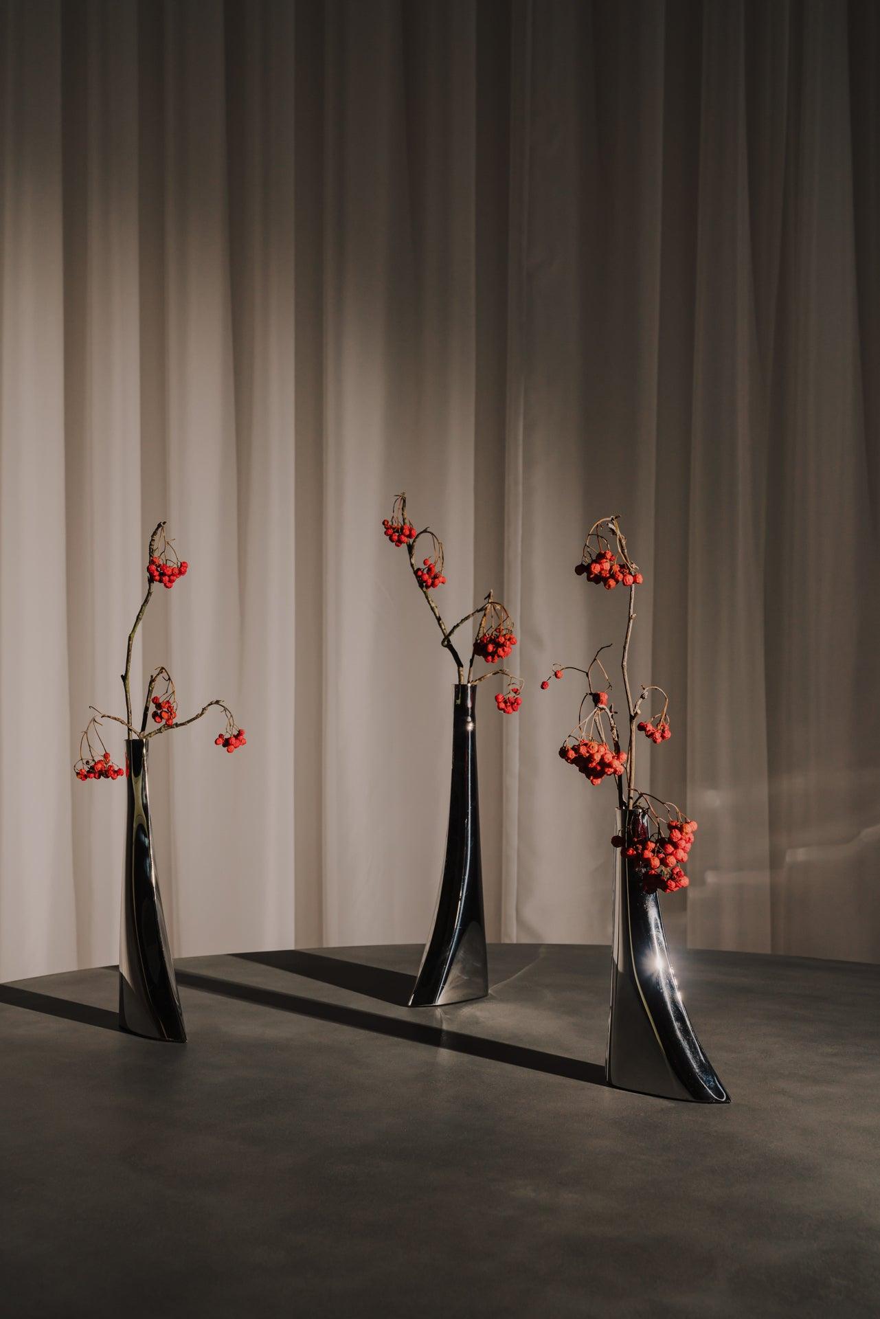 Wazon LEYKI inox Zieta Studio    Eye on Design