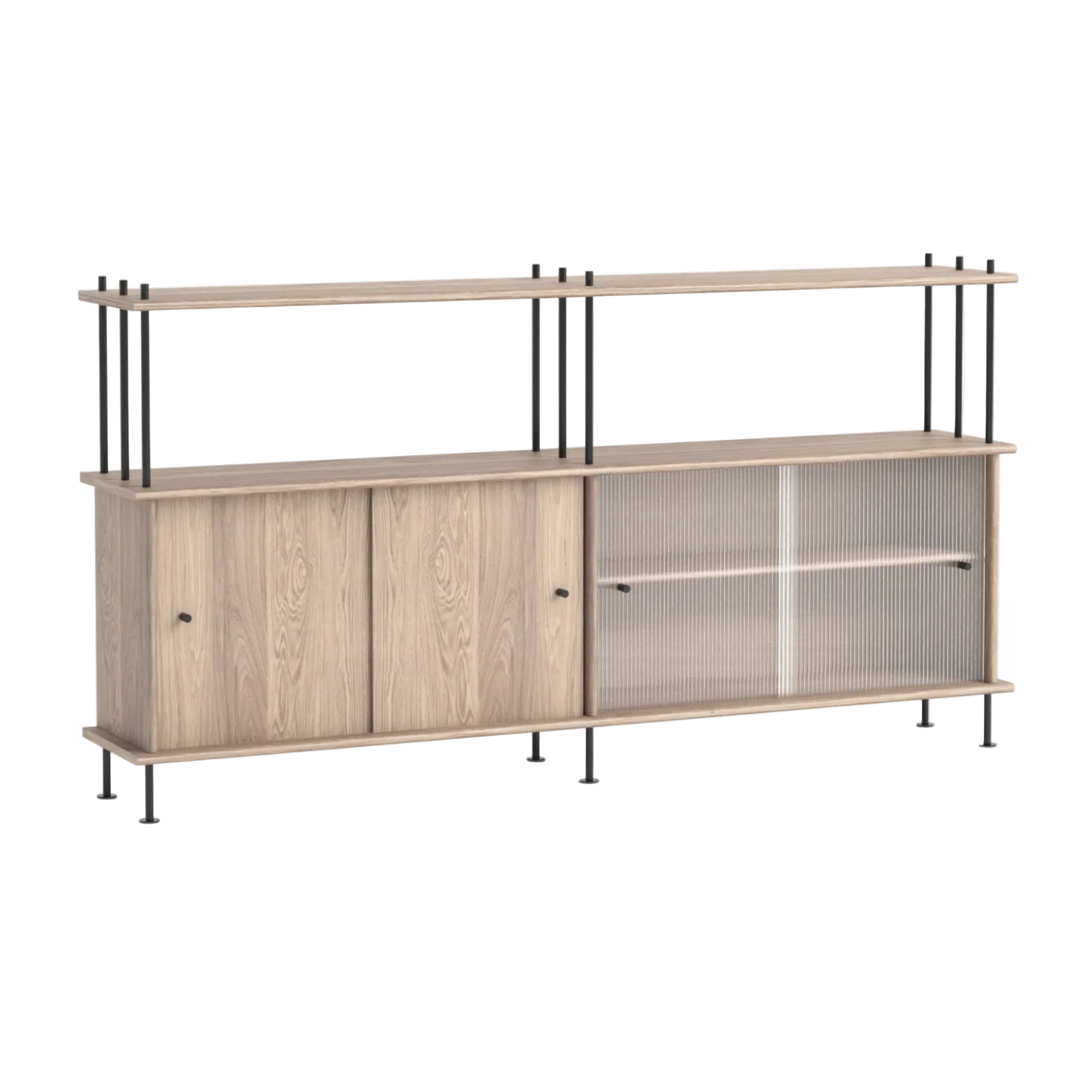 BAVA Cabinet 200 Bleached Oak Wood