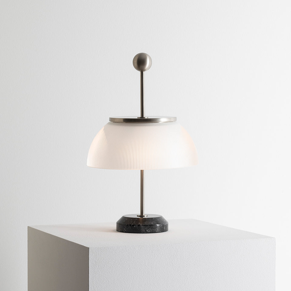 ALFA table lamp white with marble base