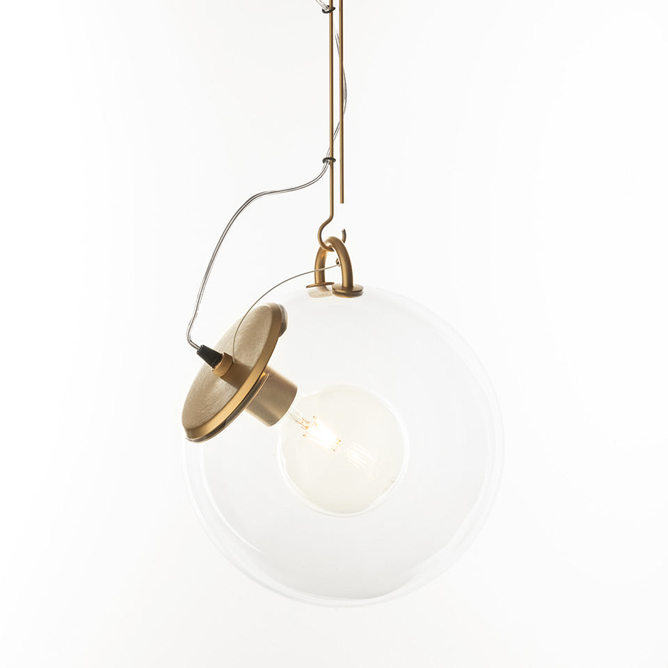 MICONOS Pendant Lamp in Satin Brass