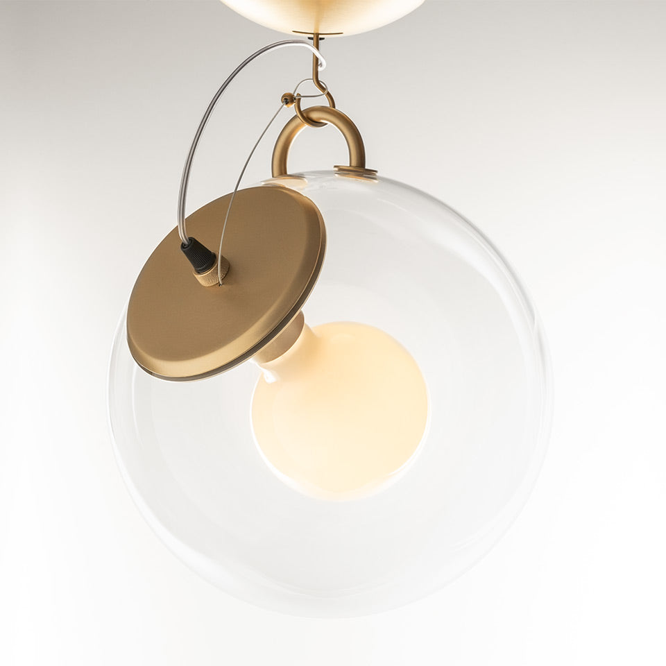 Ceiling lamp MICONOS satin brass