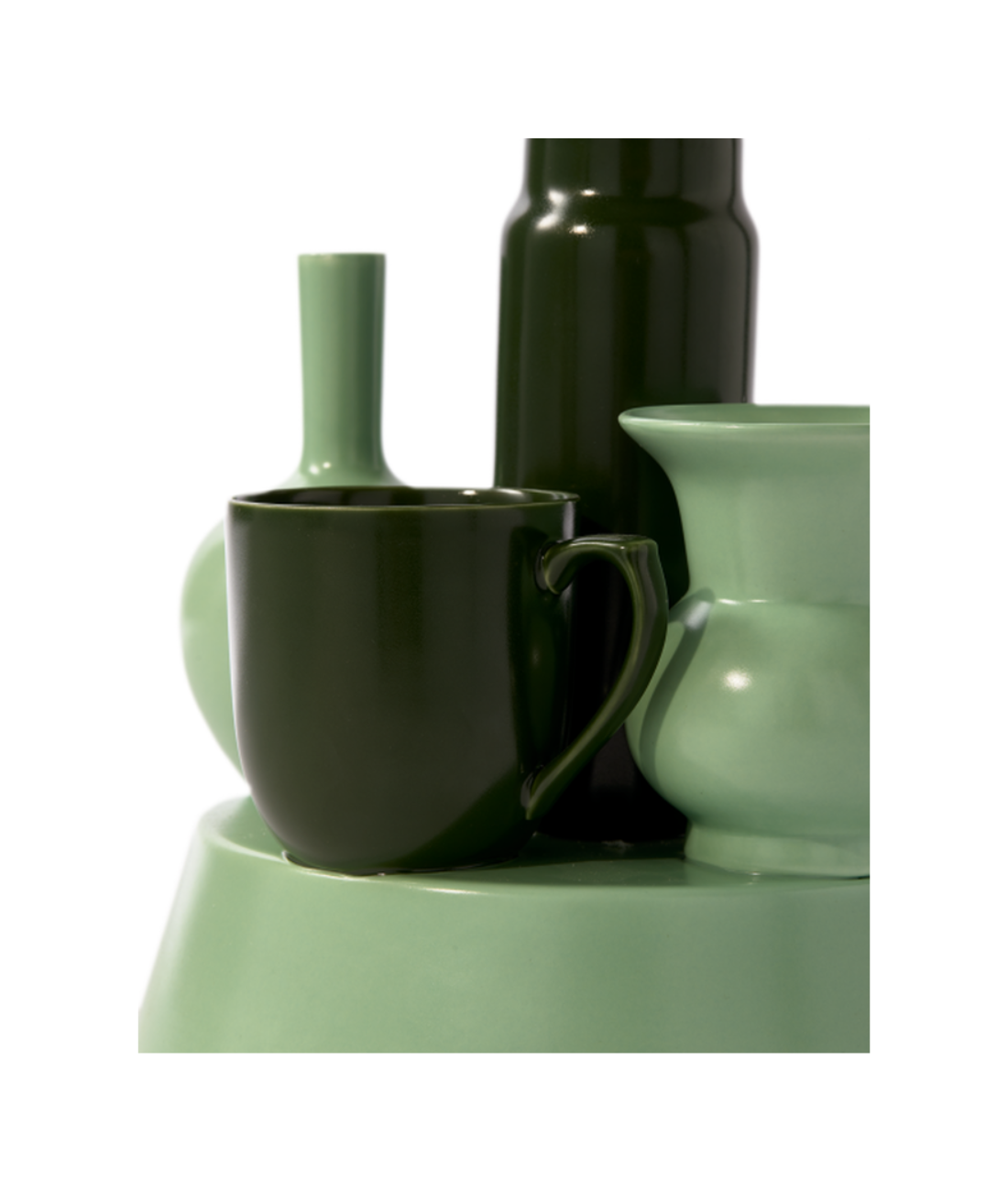 HONG KONG Vase grün