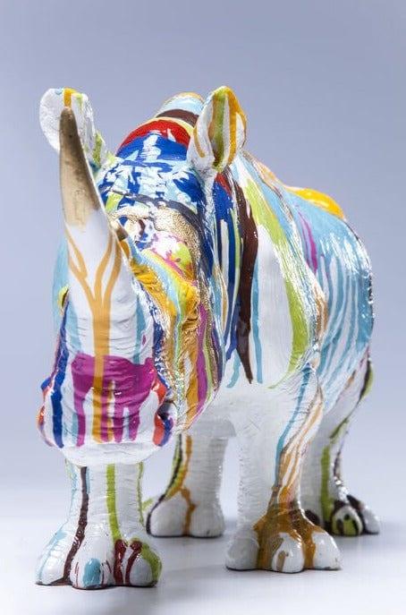 Figurka dekoracyjna RHINOCEROS wielokolorowy Kare Design    Eye on Design
