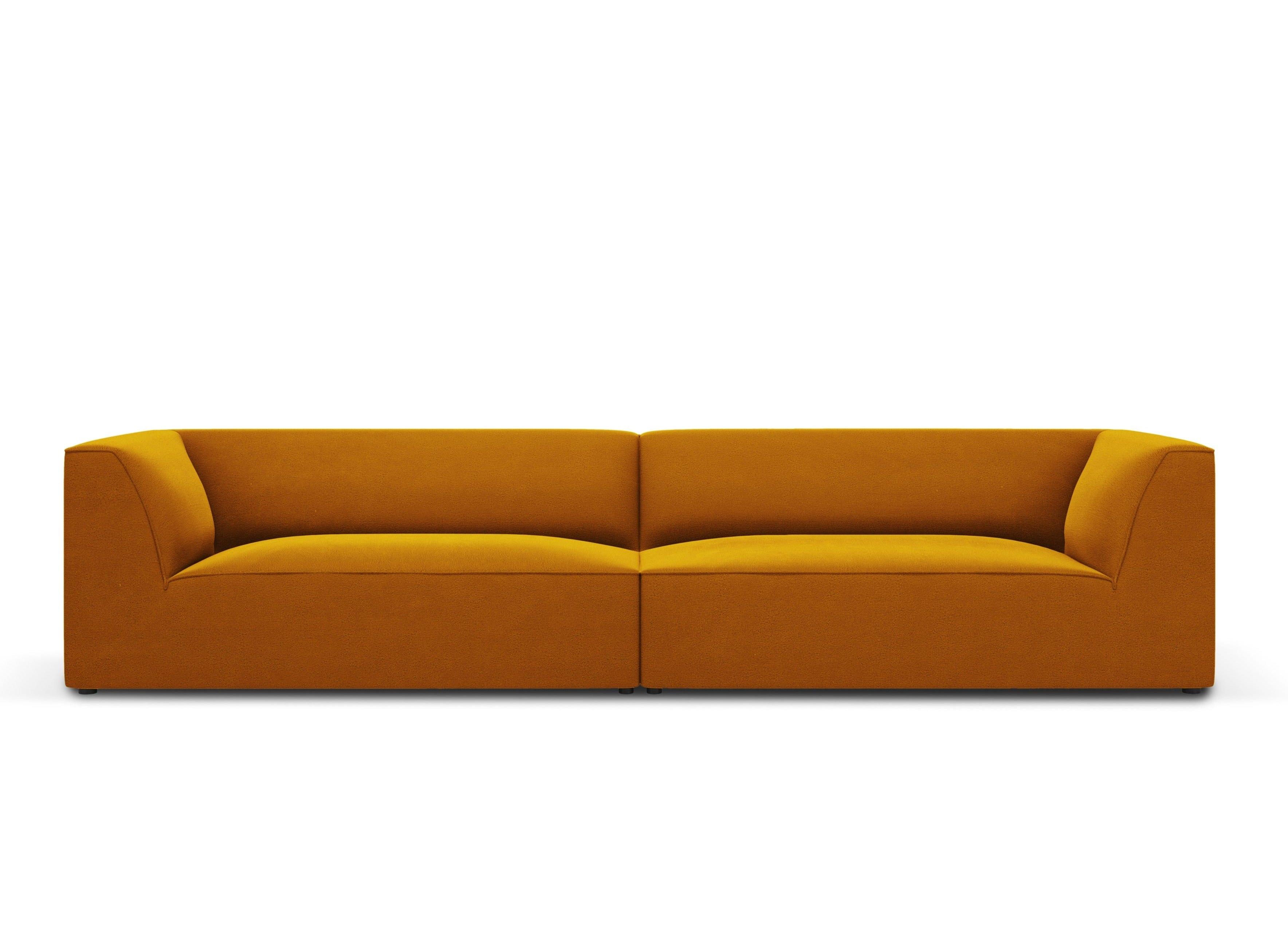 Sofa aksamitna RUBY żółty Micadoni    Eye on Design