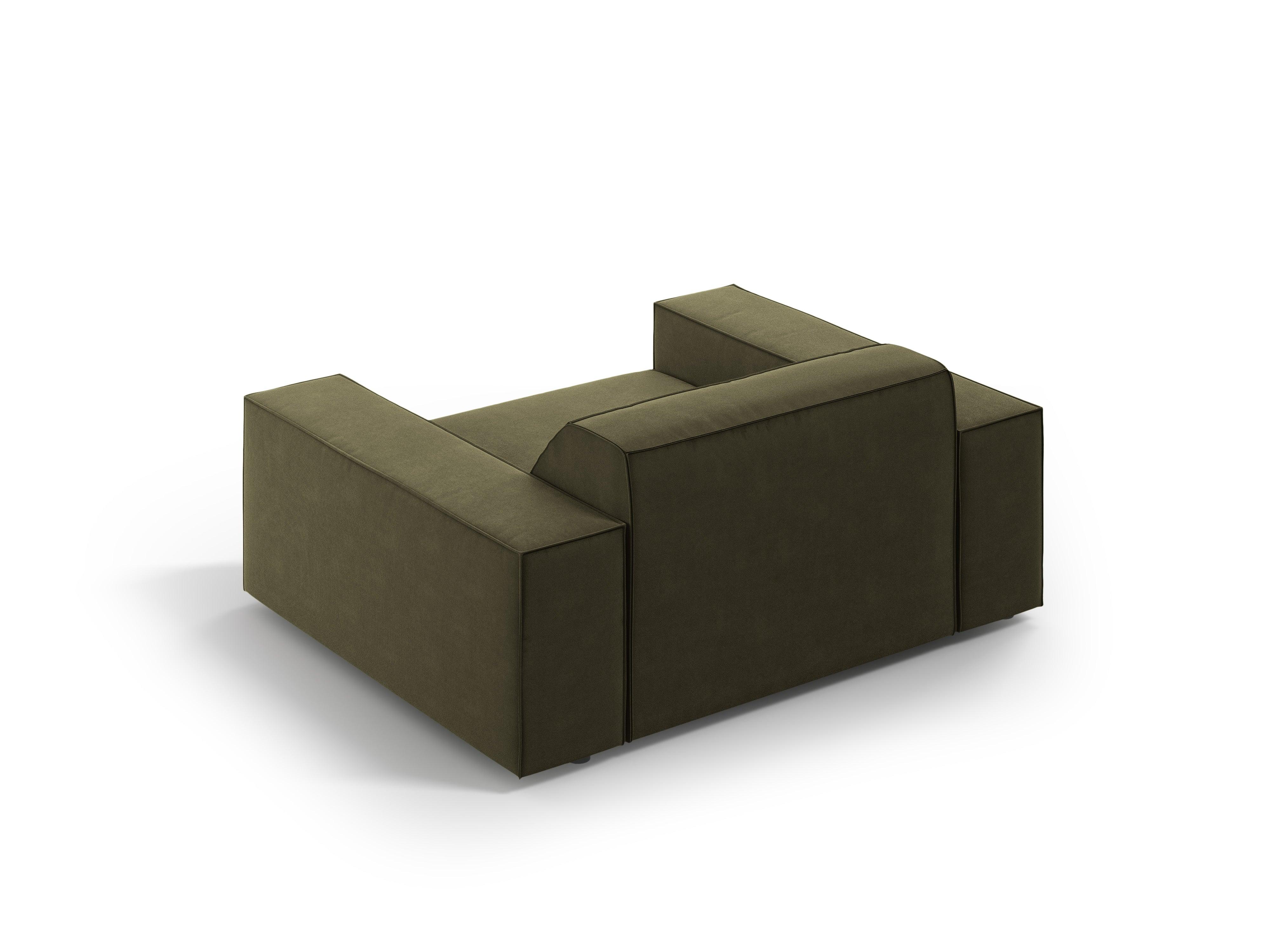 Fotel aksamitny JODIE zielony Micadoni    Eye on Design