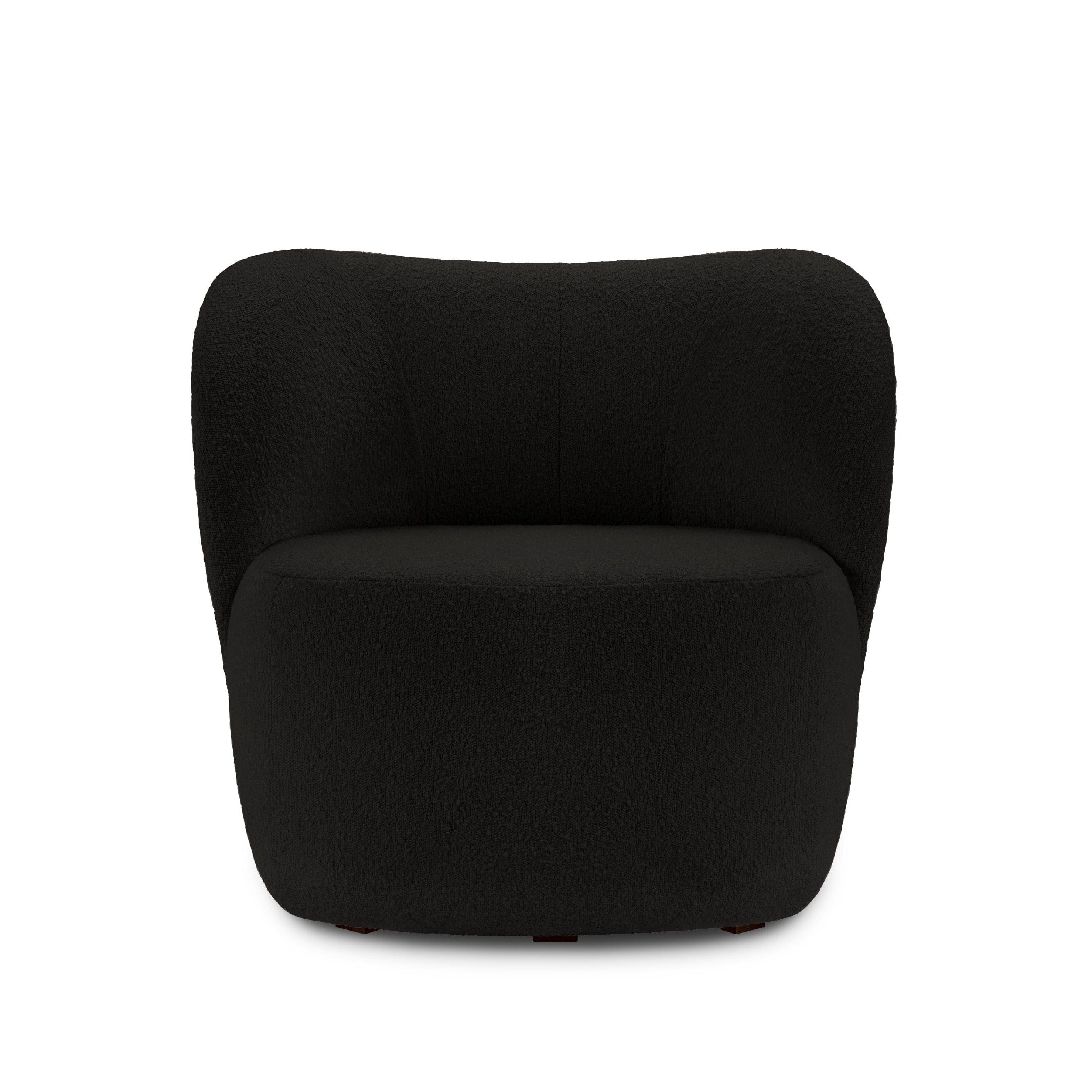 Fotel SAAMIT boucle czarny Micadoni    Eye on Design