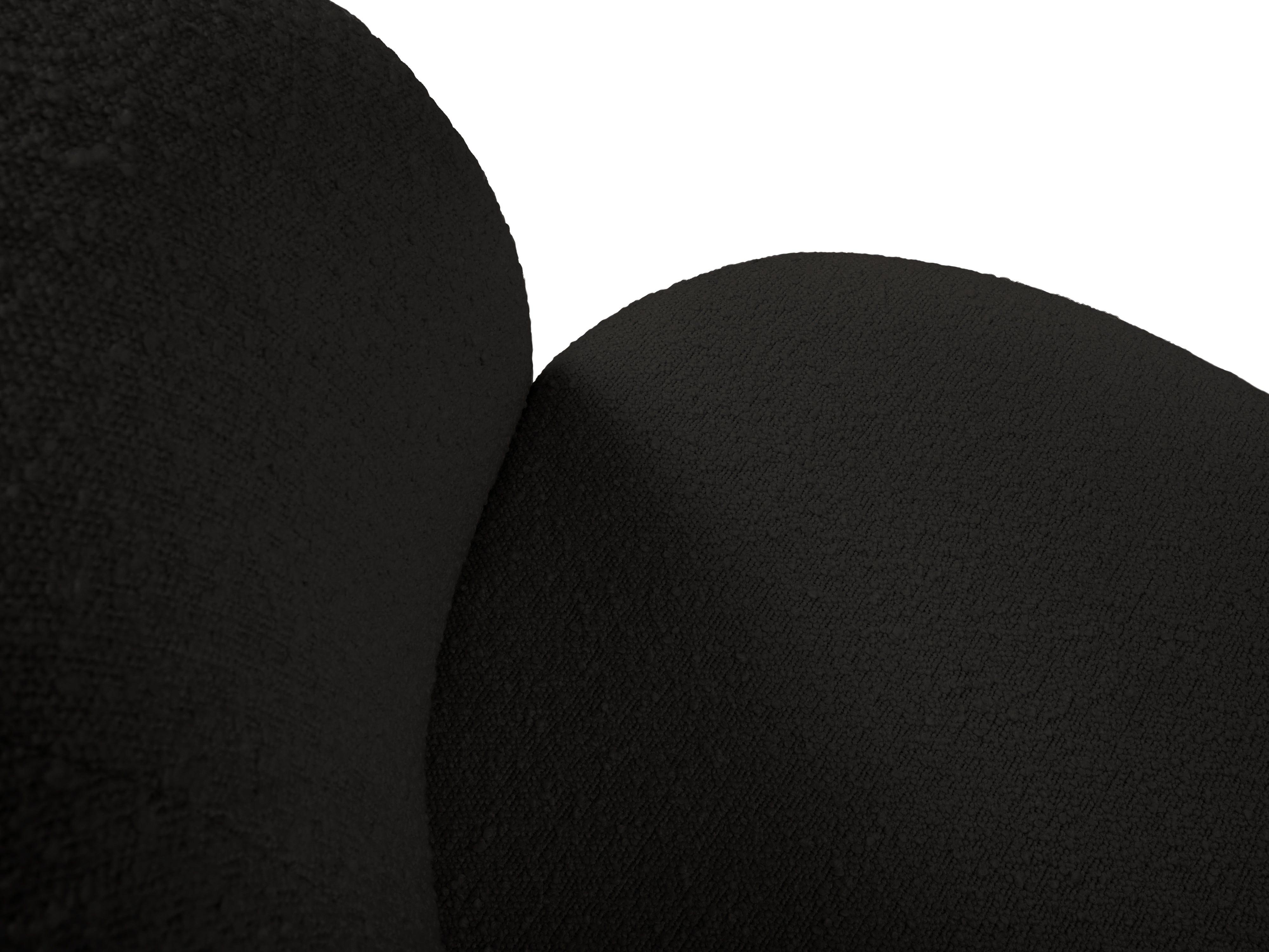 Fotel SAAMIT boucle czarny Micadoni    Eye on Design