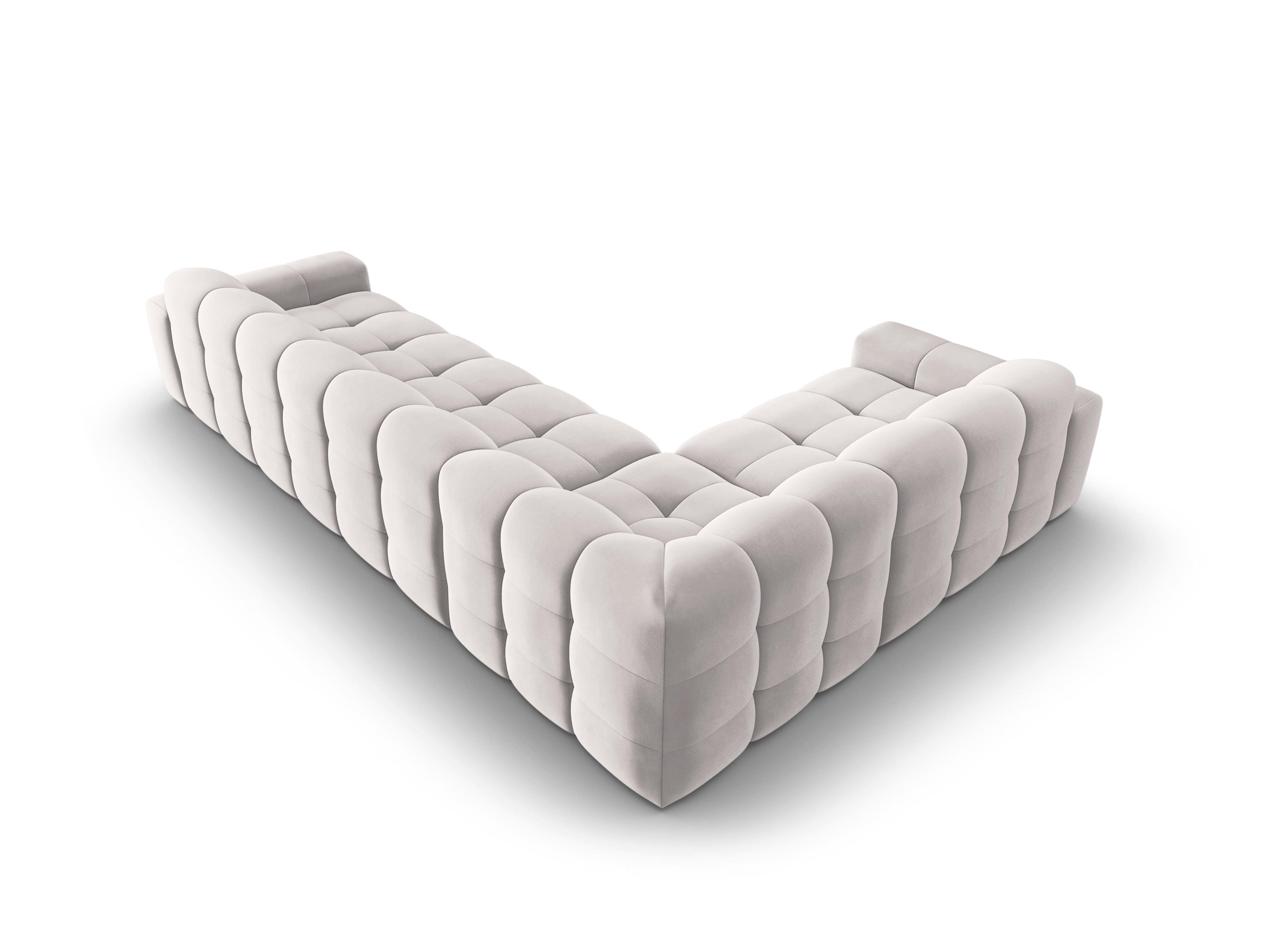 Narożnik lewostronny 6-osobowy KENDAL jasnoszary Micadoni    Eye on Design