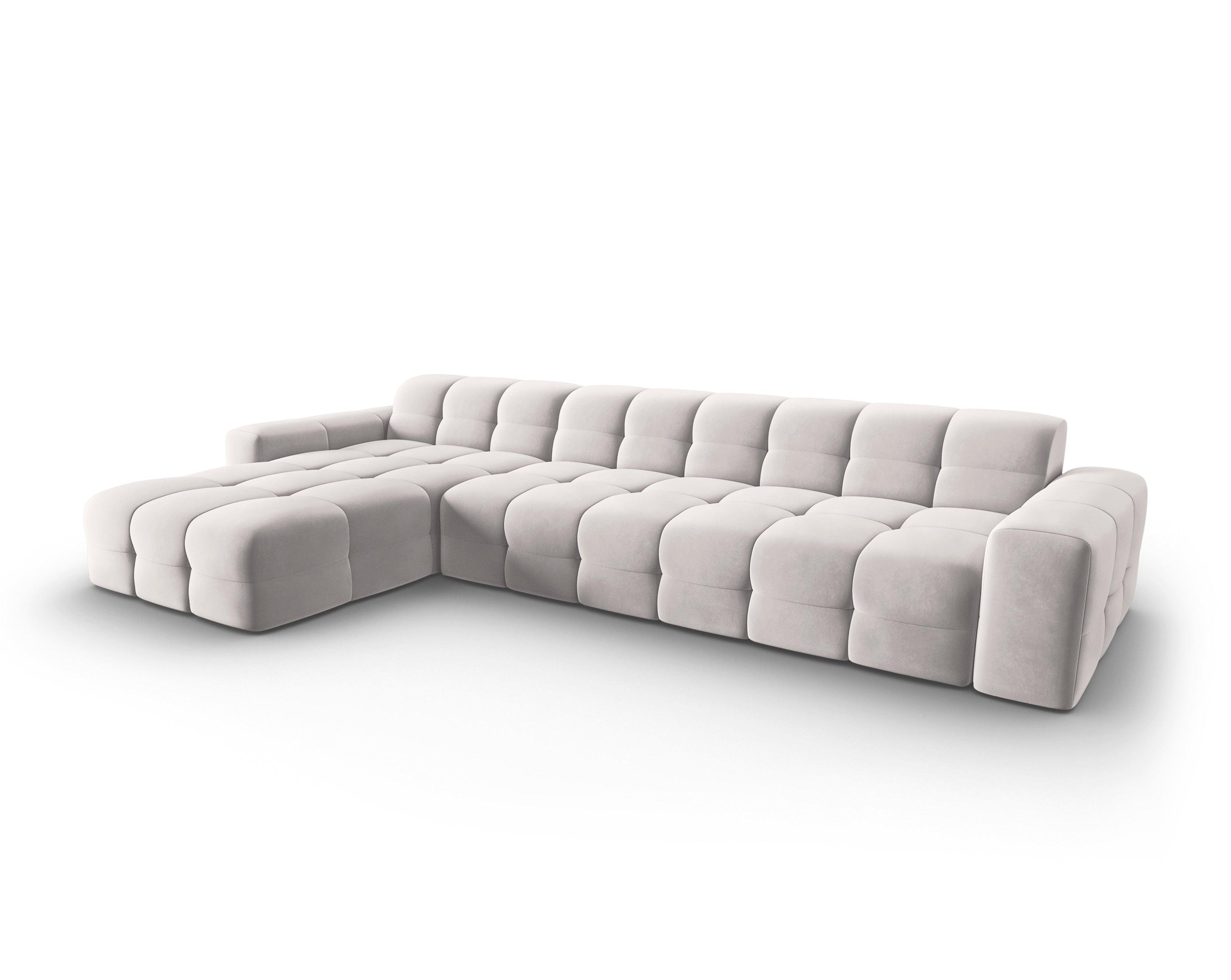 Narożnik lewostronny 5-osobowy KENDAL jasnoszary Micadoni    Eye on Design