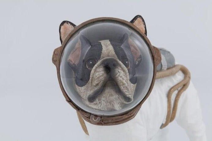 Figurka BULLDOG IN SPACE biały Kare Design    Eye on Design