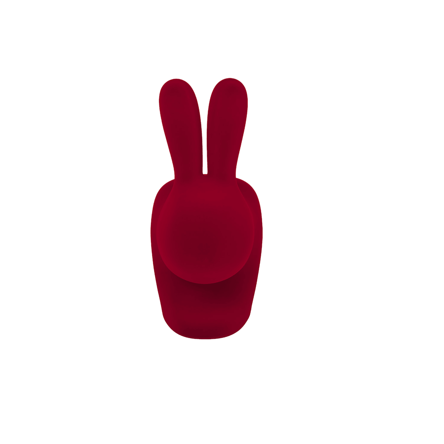 Podpórka do książek RABBIT VELVET czerwony Qeeboo    Eye on Design