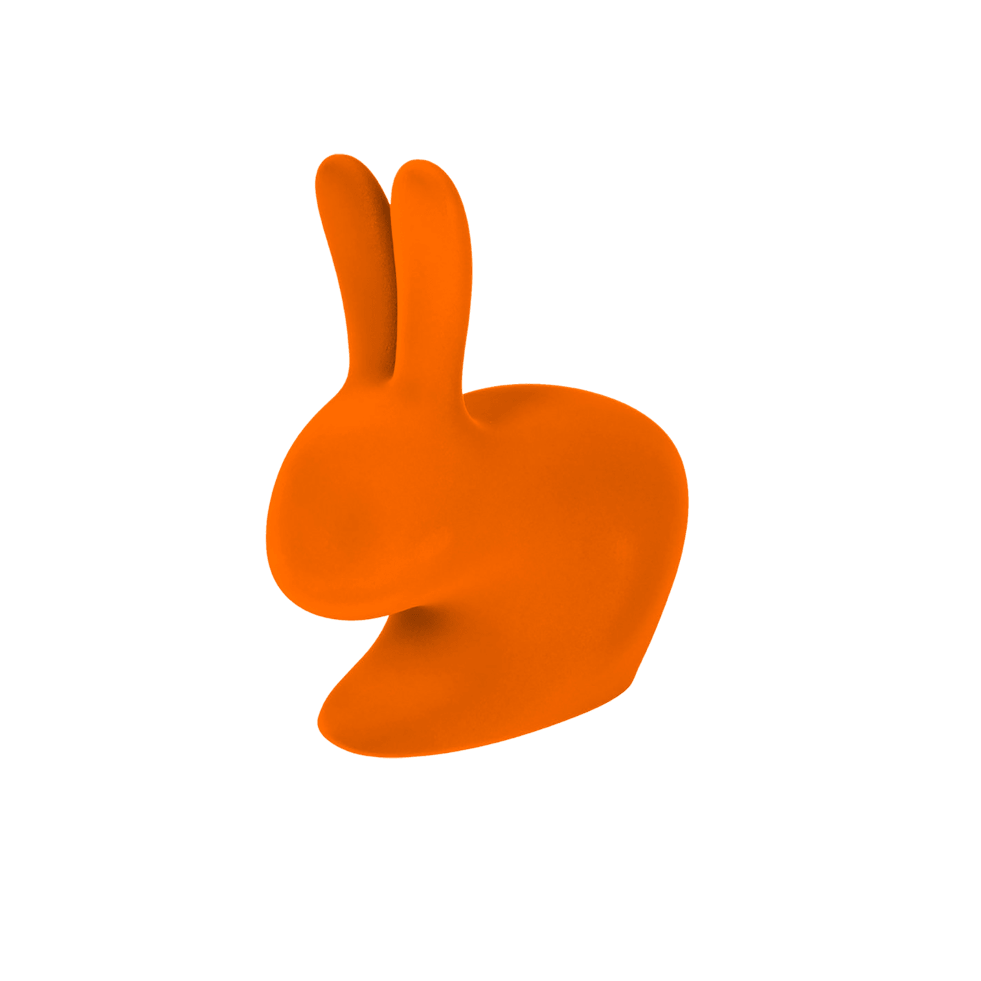 Podpórka do książek RABBIT VELVET pomarańczowy Qeeboo    Eye on Design