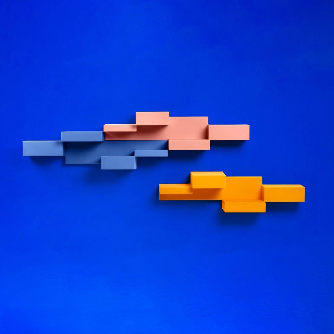 Półka na książki PRIMITIVE MINI niebieski Qeeboo    Eye on Design