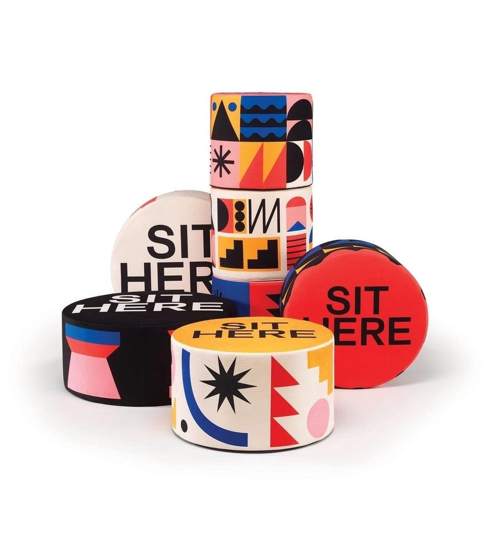 Puf HOME DESIGN biały Qeeboo    Eye on Design