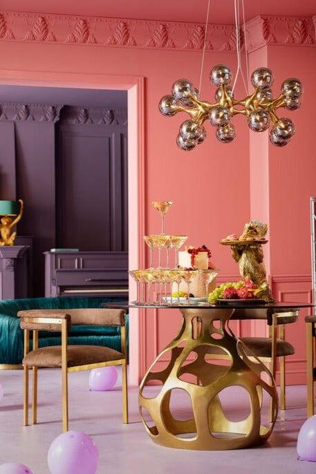 Stół okrągły VOLCANO złoty Kare Design    Eye on Design