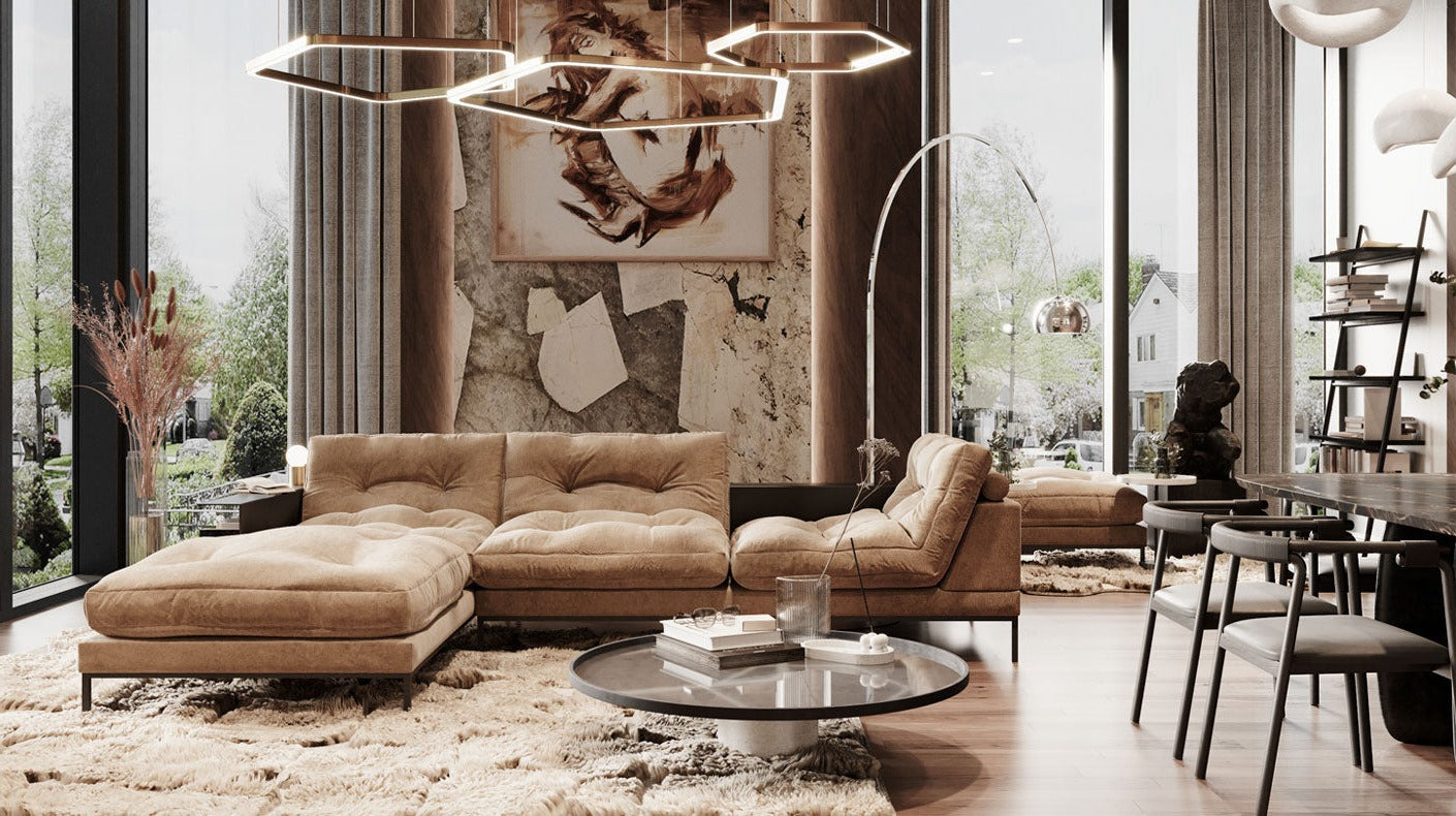 Narożnik lewostronny STUDY - kolor do wyboru Nordic Line    Eye on Design